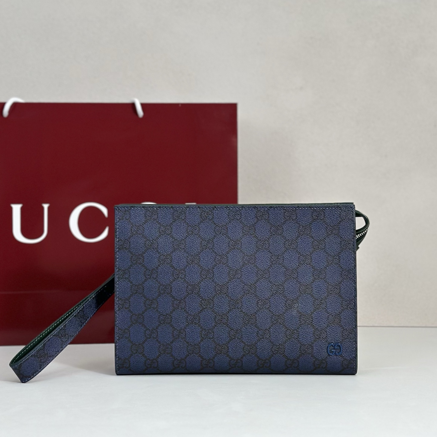 NO:741373,Counter quality, top-quality original goods, real photos!  Model No. 768255 blue plastic/green leather, size width 26X height 18X side width 6cm, batch, Gucci original leather [price based on quantity]19860909专柜品质,顶级原单货,实物实拍！款号768255蓝胶/绿皮,尺寸宽26X高18X侧宽6cm,批,古奇原厂皮【跑量价】,Bag