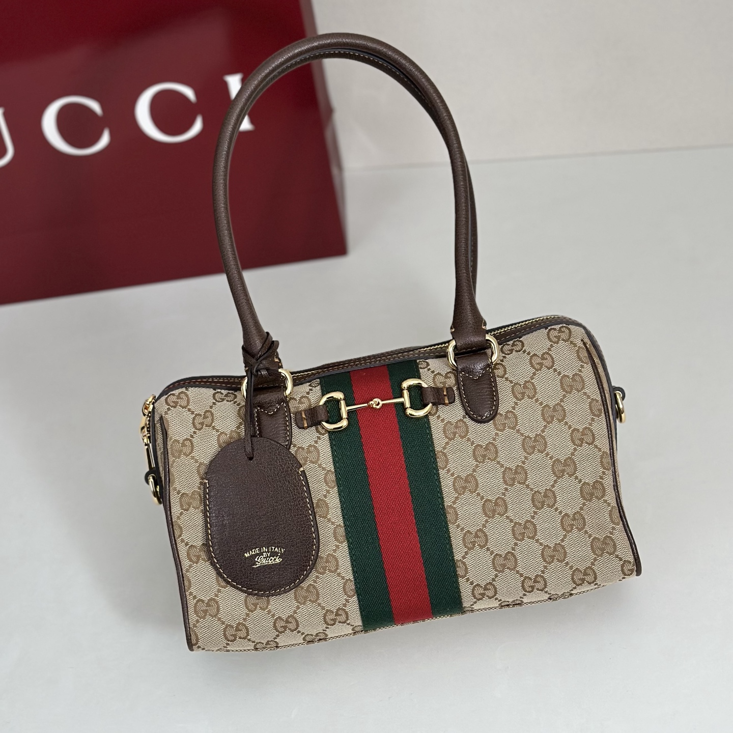 Gucci Style Brown Leather Bag style reference detail image 5 from source 770123
