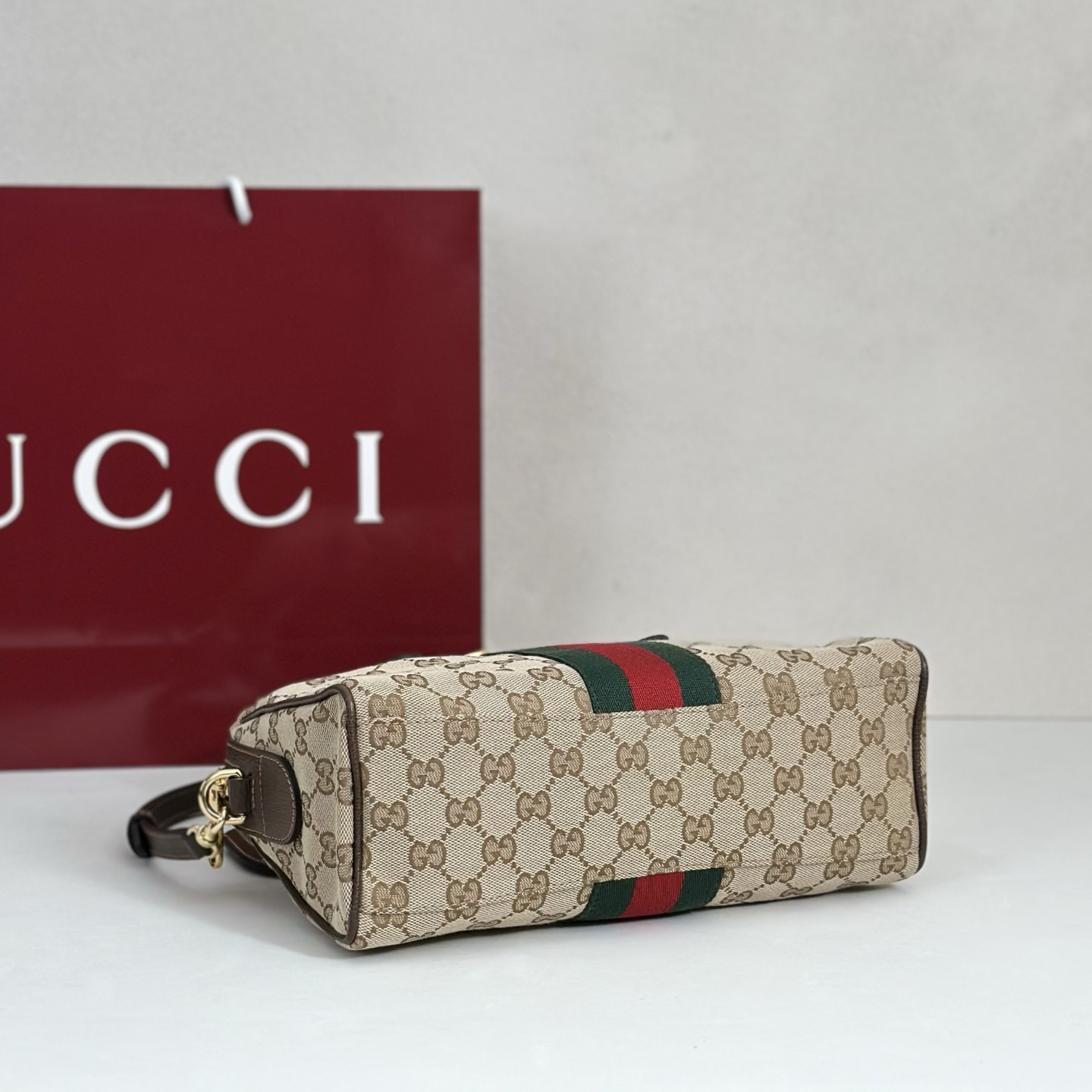 Gucci Style Brown Leather Bag style reference detail image 4 from source 770123