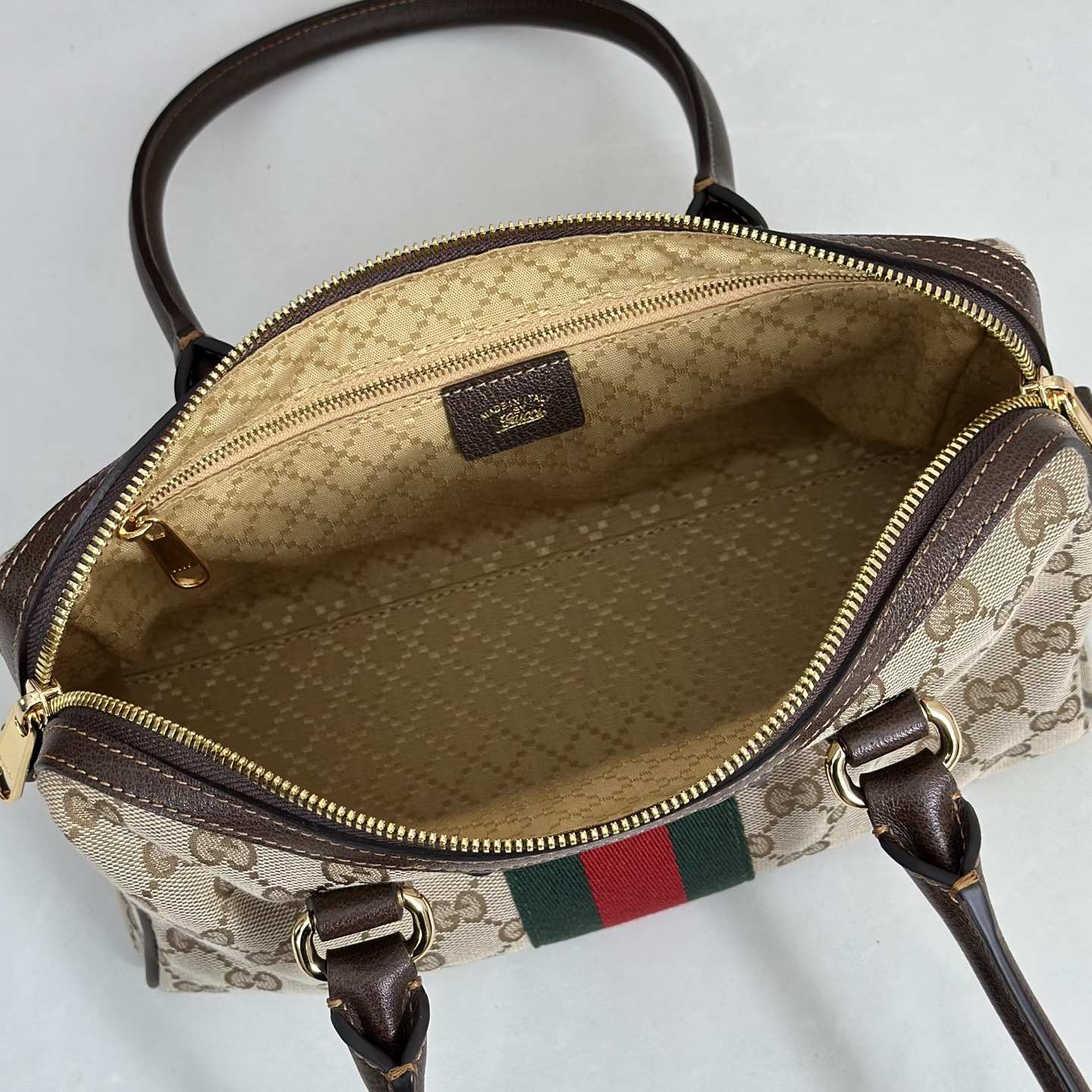 Gucci Style Brown Leather Bag style reference detail image 9 from source 770123