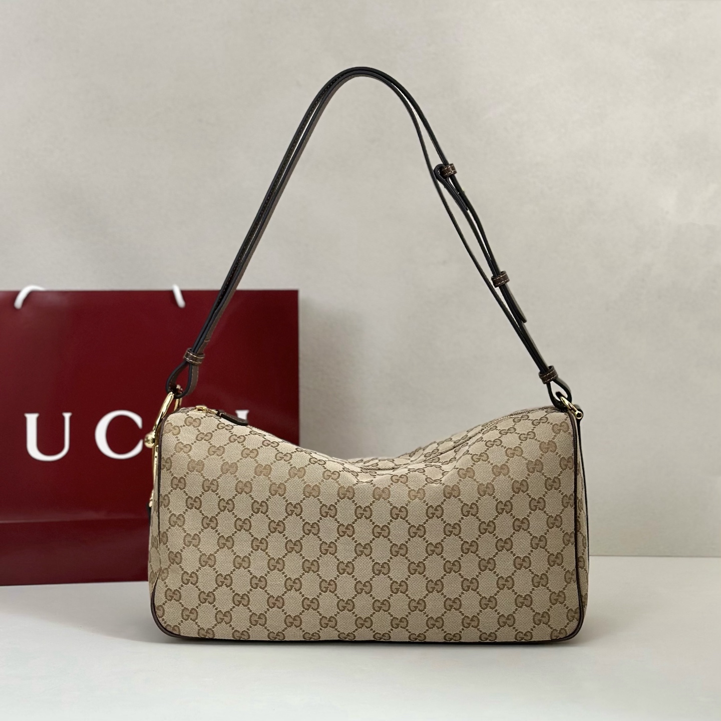 NO:856853,Counter quality, top-quality original goods, real photos!  Model number 862 apricot cloth/brown leather, size width 38X height 20X side width 15cm, batch, Gucci original leather [price based on quantity]19860909专柜品质,顶级原单货,实物实拍！款号862杏布/棕皮,尺寸宽38X高20X侧宽15cm,批,古奇原厂皮【跑量价】,Bag