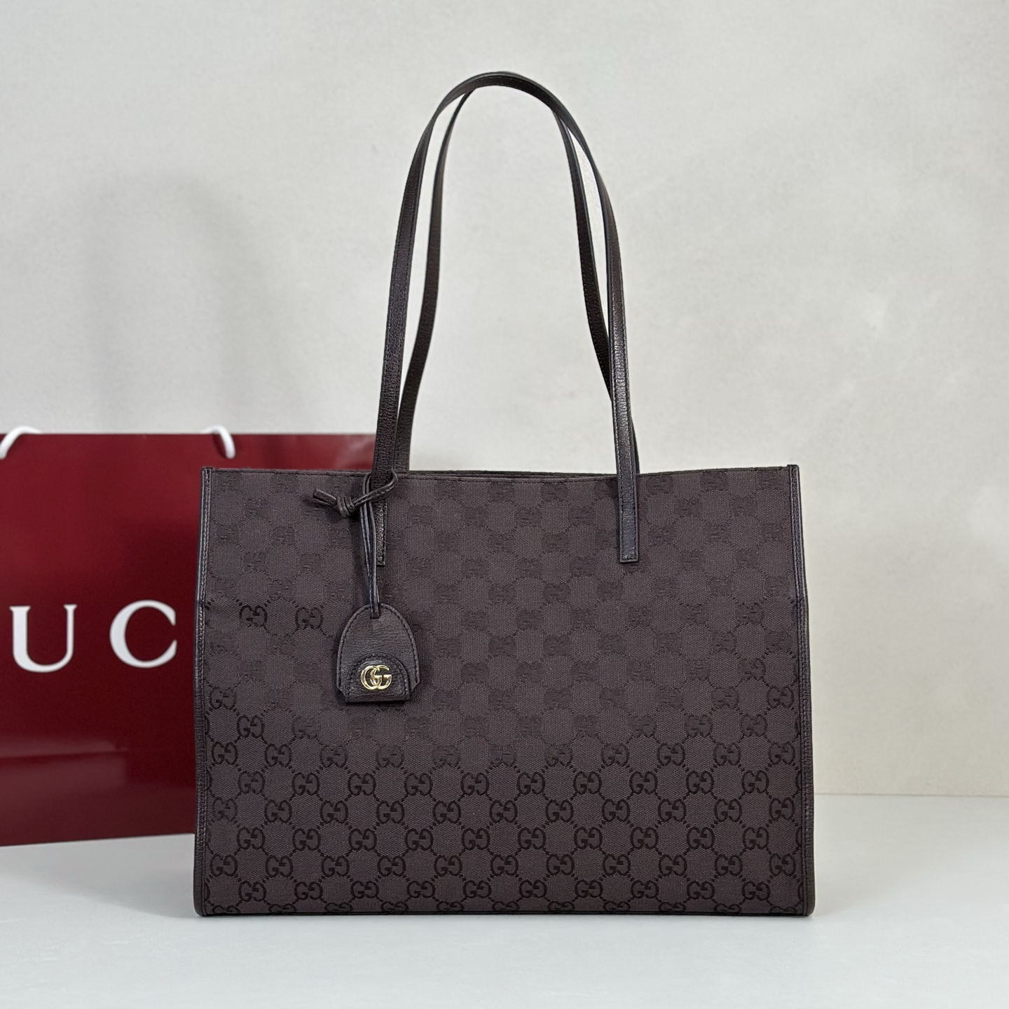 NO:856258,Counter quality, top-quality original goods, real photos!  Model number 875056 dark brown canvas, size width 40cmX height 30cmX side width 16cm, batch, Gucci original leather [price based on quantity]19860909专柜品质,顶级原单货,实物实拍！款号875056深棕帆布,尺寸宽40cmX高30cmX侧宽16cm,批,古奇原厂皮【跑量价】,Bag