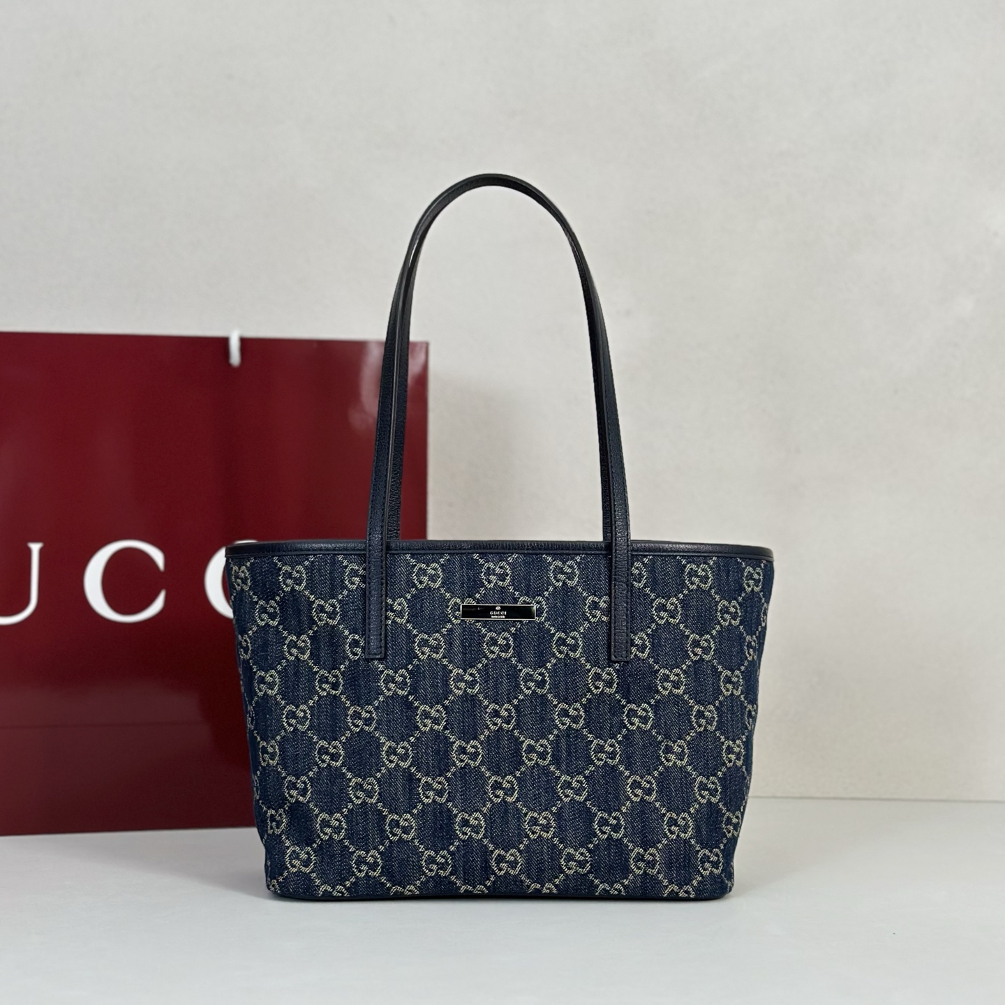 NO:856242,Counter quality, top-quality original goods, real photos!  Model number 875236 dark blue denim, size width 25X height 19X side width 11.5, batch, Gucci original leather [price based on quantity]19860909专柜品质,顶级原单货,实物实拍！款号875236深蓝牛仔,尺寸宽25X高19X侧宽11.5,批,古奇原厂皮【跑量价】,Bag
