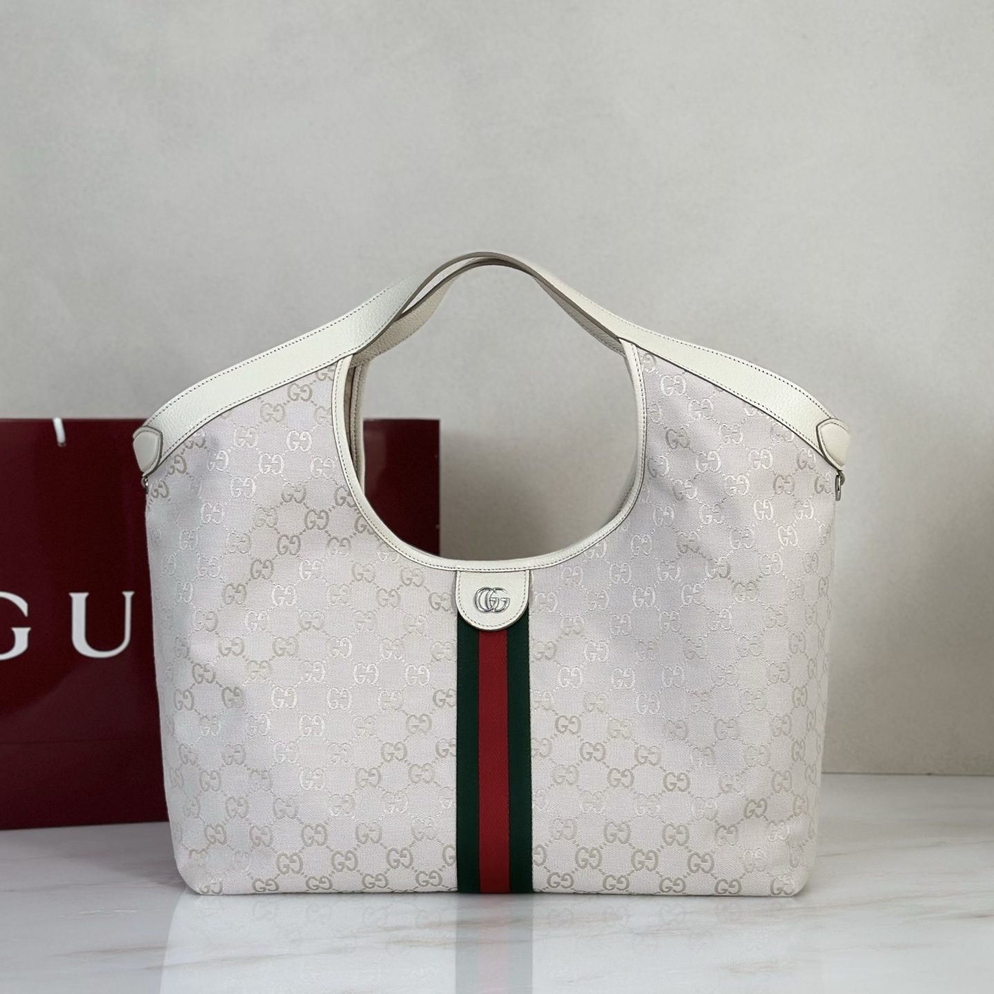 NO:856449,Counter quality, top-quality original goods, real photos!  Model number 853971 ivory white cloth, size width 60X height 47X side width 16, batch, Gucci original leather [price based on quantity]19860909专柜品质,顶级原单货,实物实拍！款号853971象牙白布,尺寸宽60X高47X侧宽16,批,古奇原厂皮【跑量价】,Bag