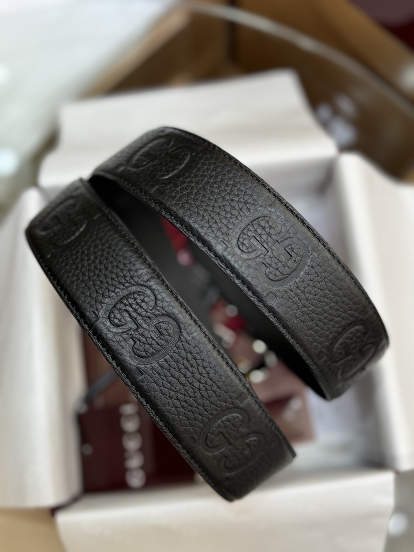 Luxurious GG 4.0 cm Fire Belt for High-Class Men with Classic Fashion Elements. - 图片 8