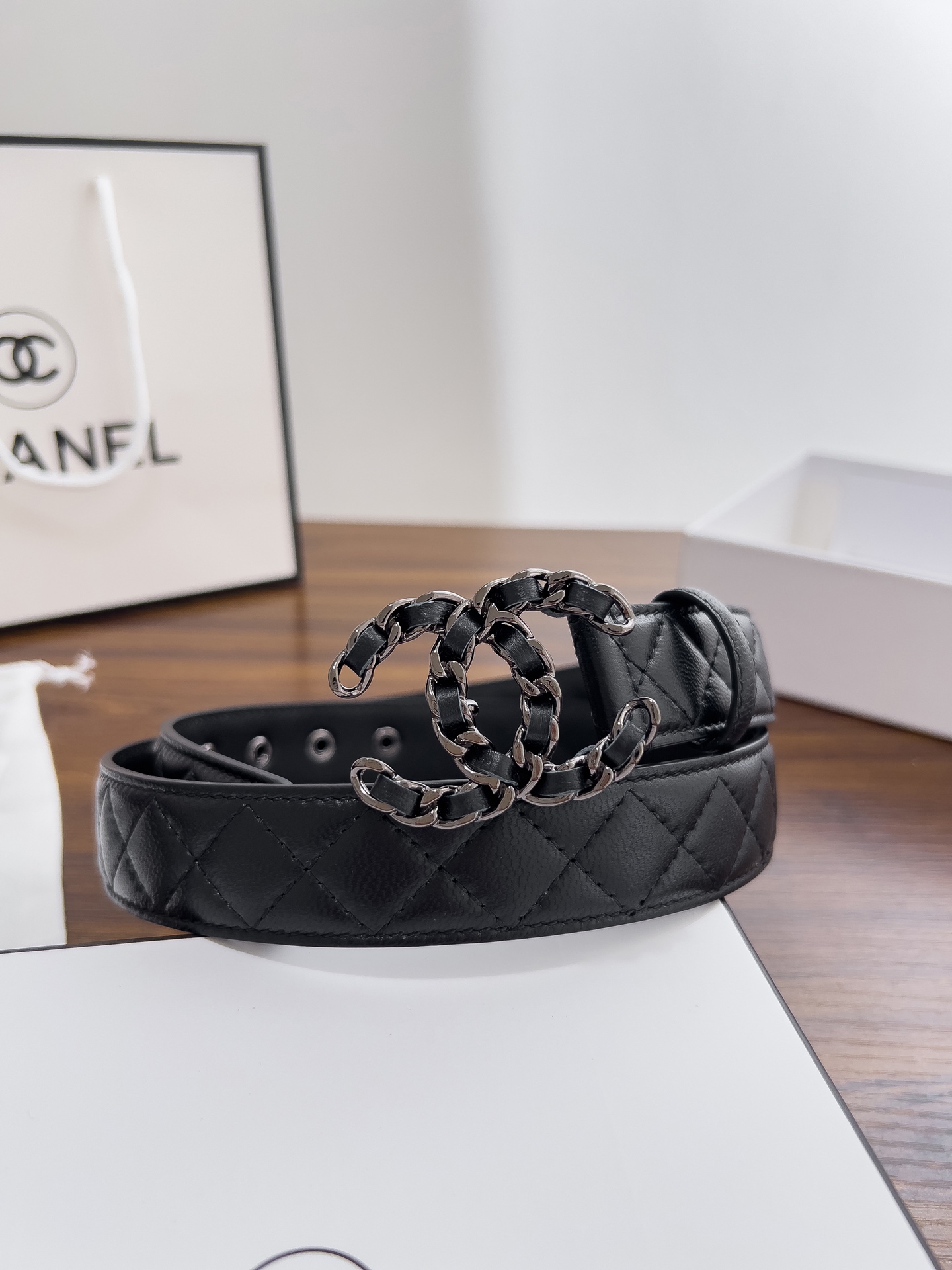 NO:861074,Original order Chanel Chanel chain buckle women's belt 3.0cm, innovative ideas and forward-looking creativity, women's cutting-edge fashion vane, belt, chanel, chanel19860909原单 Chanel香奈儿 链条扣女士腰带3.0cm,创新理念与前瞻创意,女性前沿时尚风向标,皮带,chanel,chanel,Belt