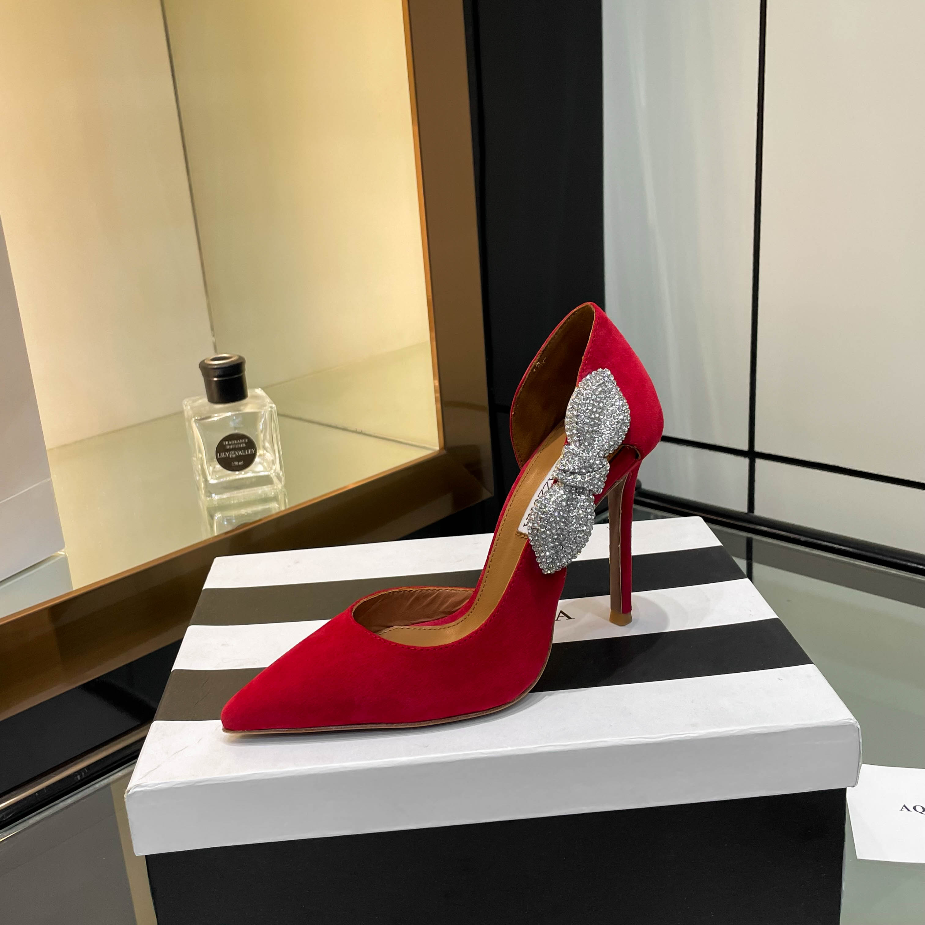 [Aquazzura] 2024 High-Quality One-Shoe-Shoe Collection Featuring Sparkling Details - 图片 8