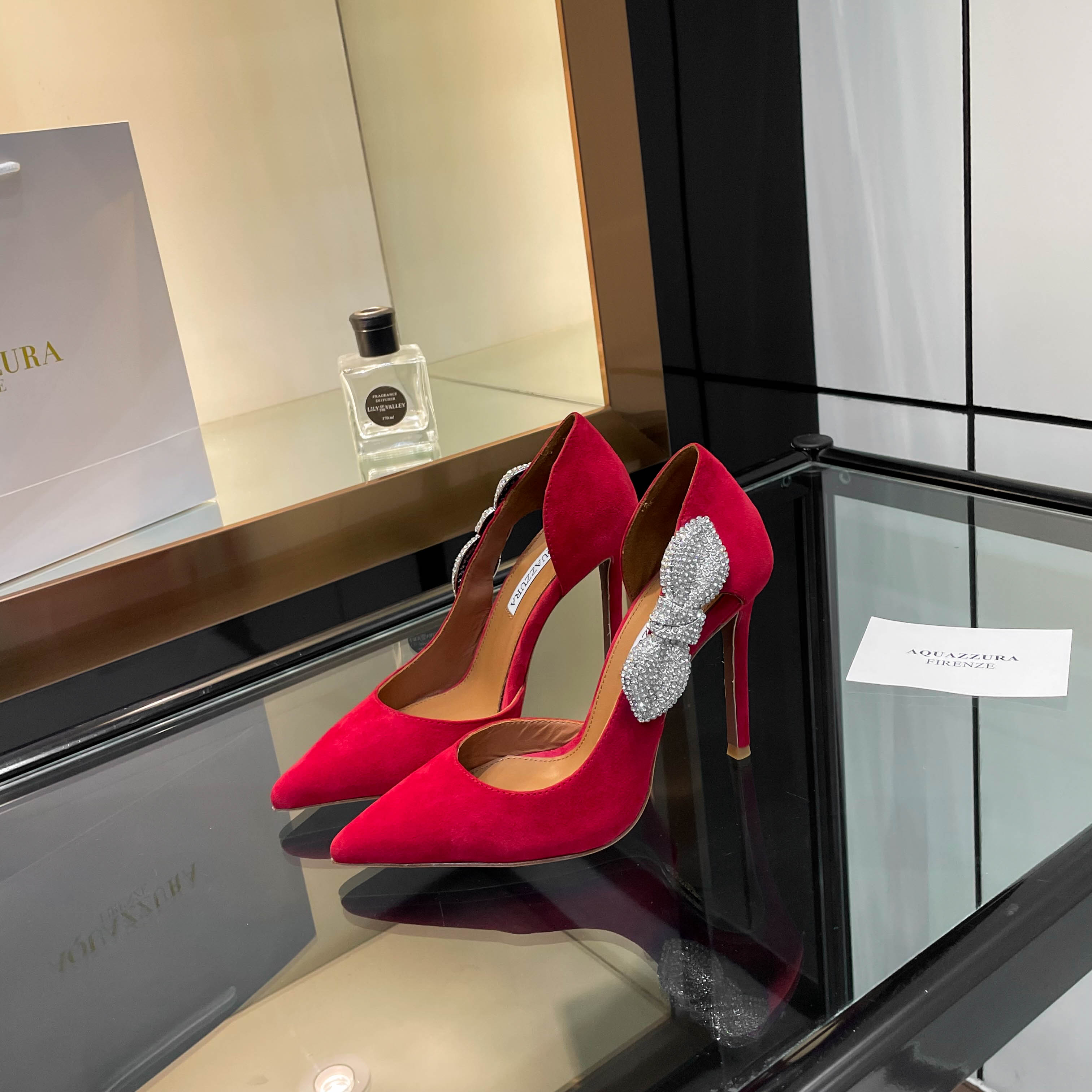 [Aquazzura] 2024 High-Quality One-Shoe-Shoe Collection Featuring Sparkling Details - 图片 2