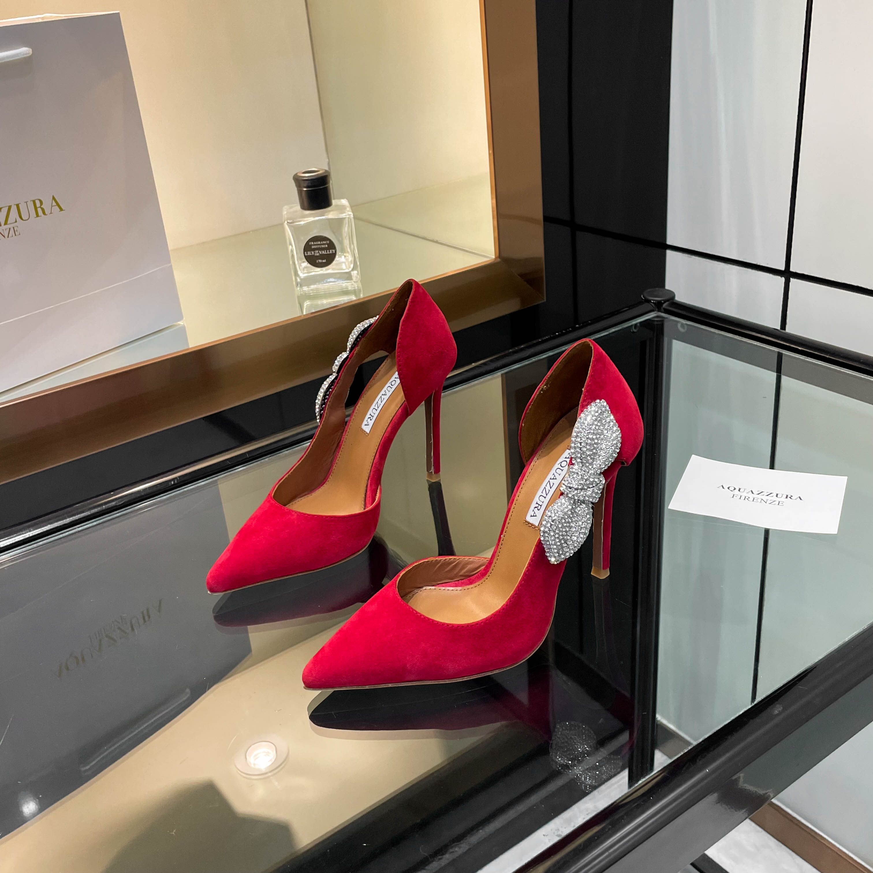[Aquazzura] 2024 High-Quality One-Shoe-Shoe Collection Featuring Sparkling Details - 图片 3