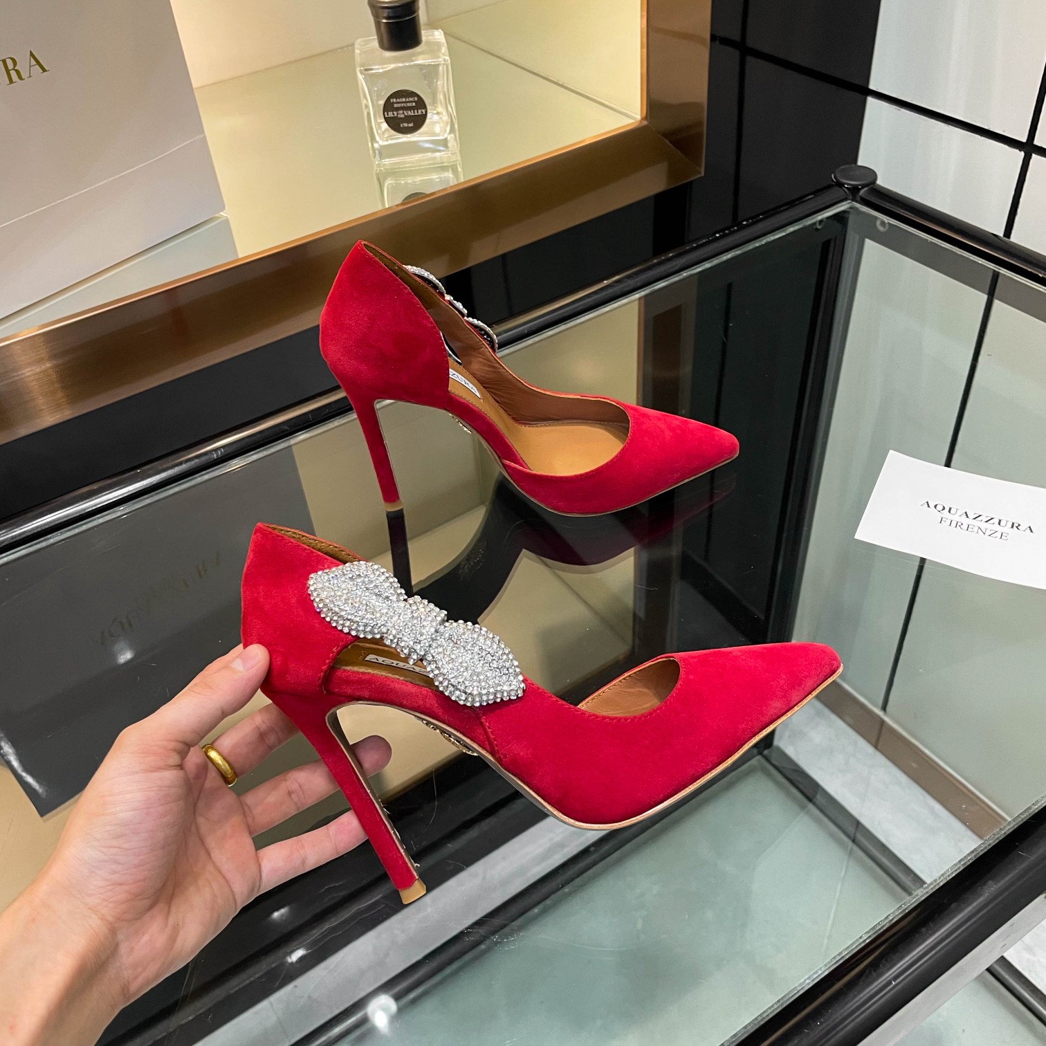 [Aquazzura] 2024 High-Quality One-Shoe-Shoe Collection Featuring Sparkling Details - 图片 5