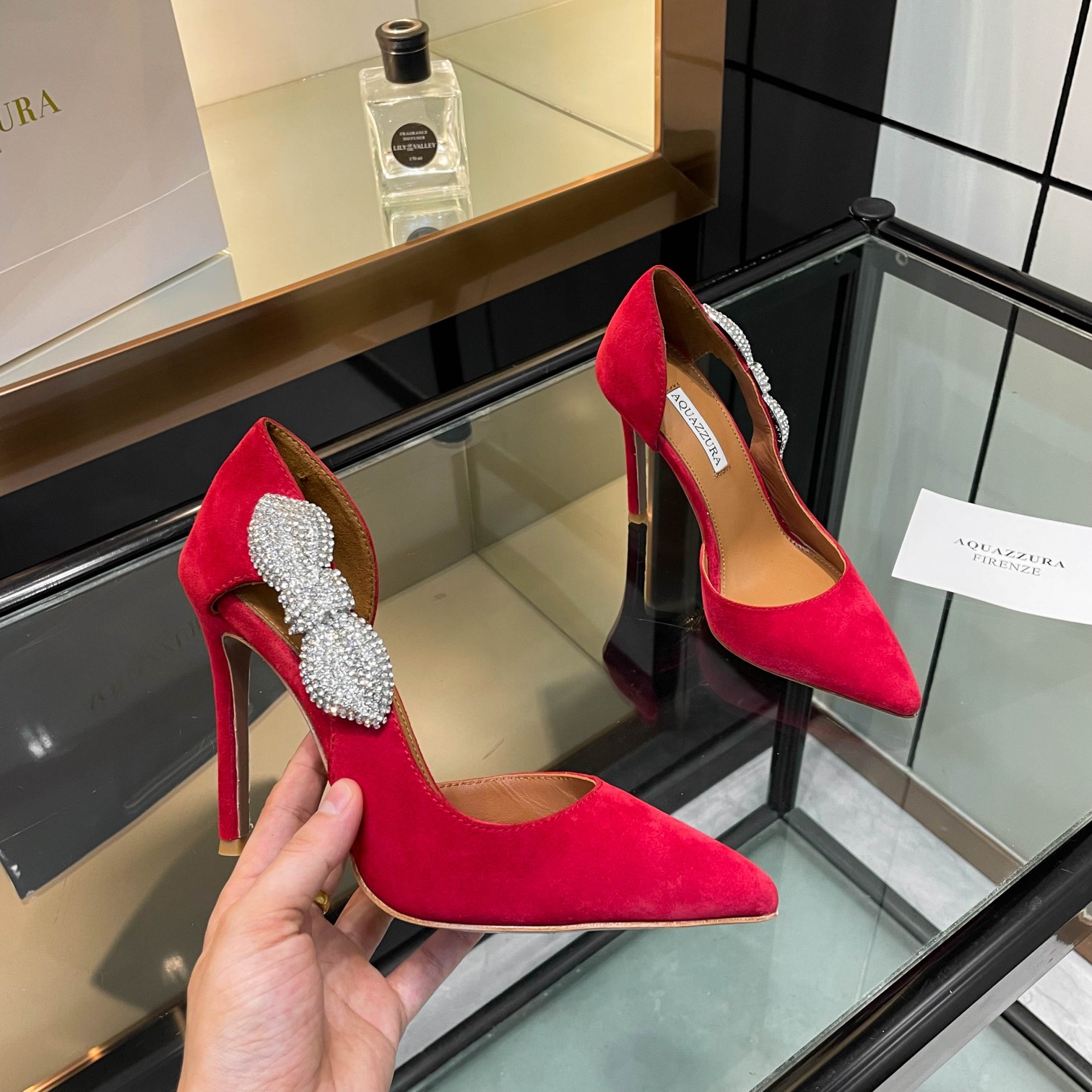 [Aquazzura] 2024 High-Quality One-Shoe-Shoe Collection Featuring Sparkling Details