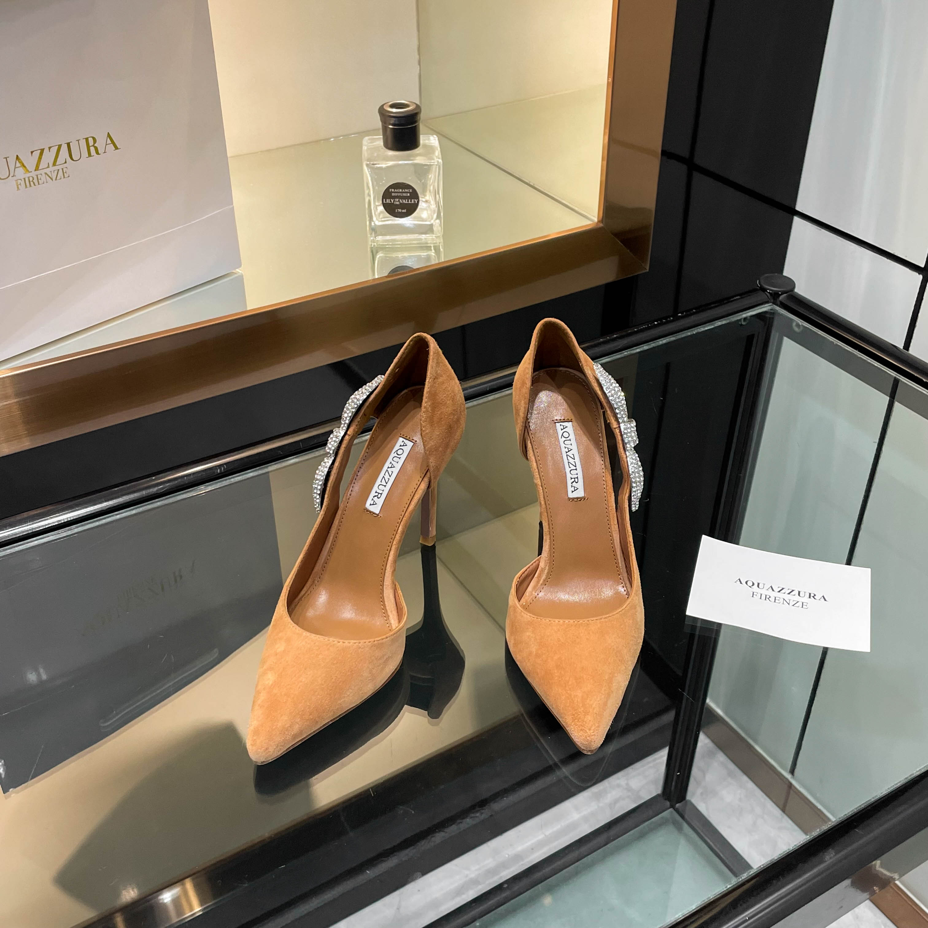 Aquazzura 2024 High-Quality One-Shoe-Shoe with Sparkling Details and Versatile Design - 图片 5