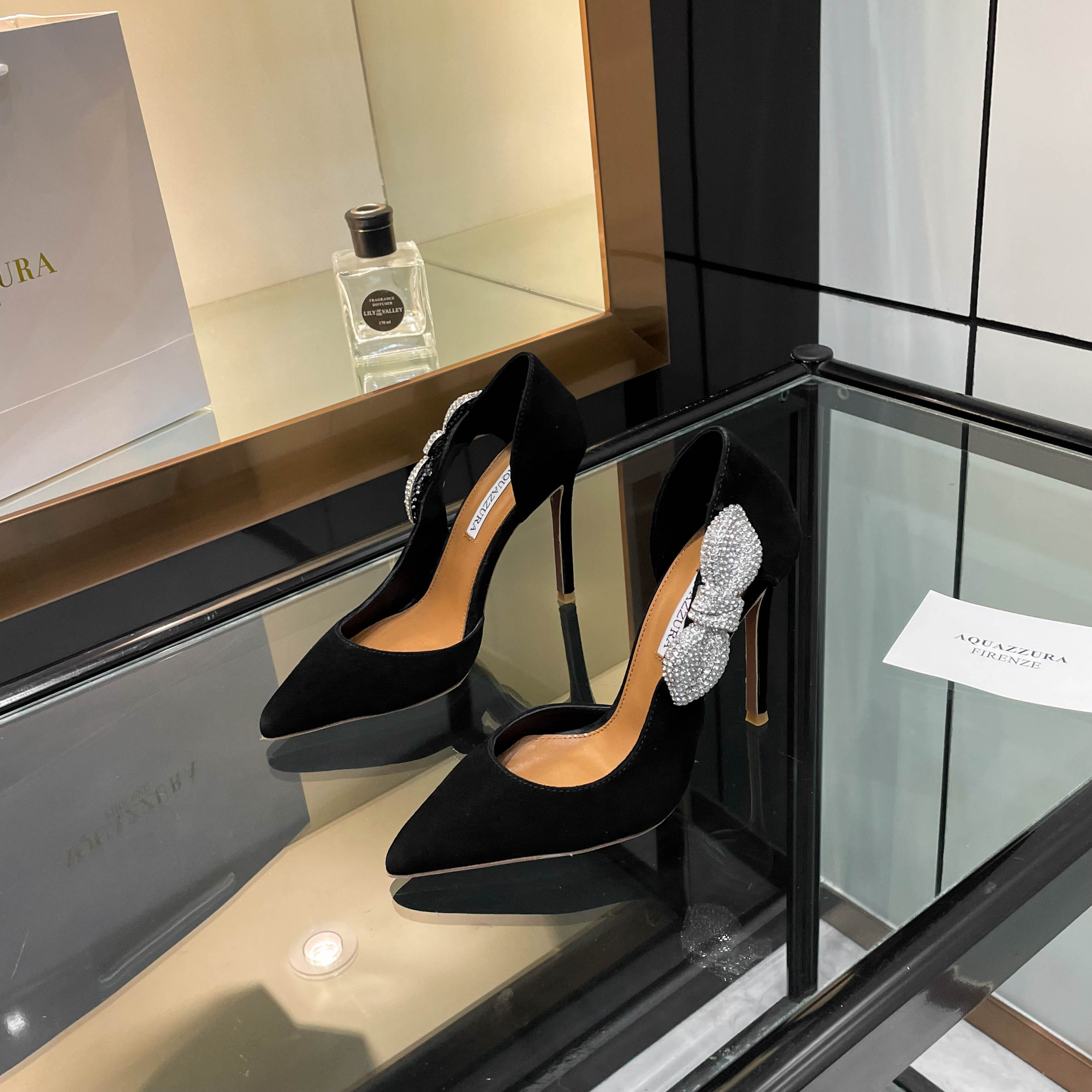 [Aquazzura] 2024 High-Quality One-Shoe-Shoe Collection with Sparkling Details - 图片 6