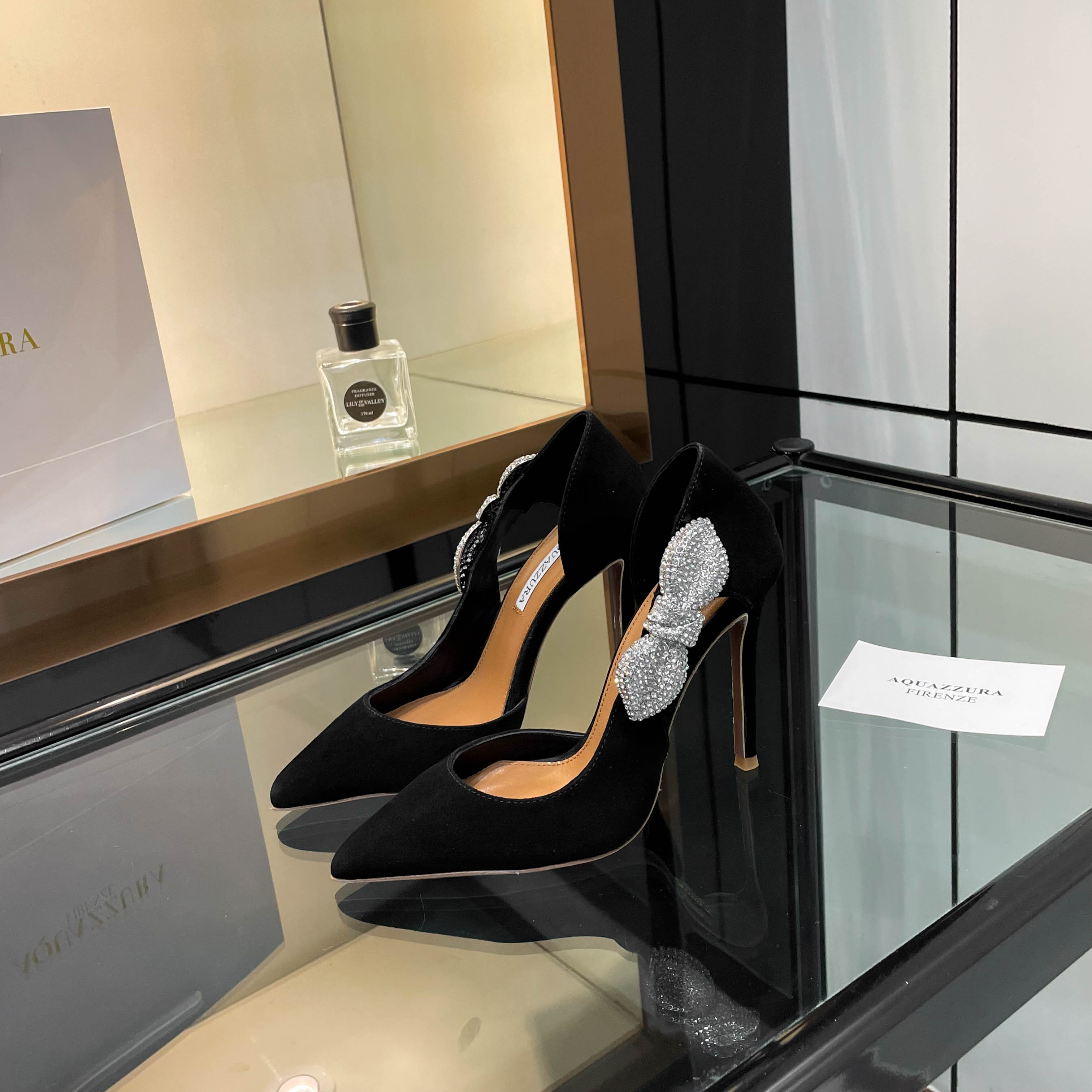 [Aquazzura] 2024 High-Quality One-Shoe-Shoe Collection with Sparkling Details - 图片 2