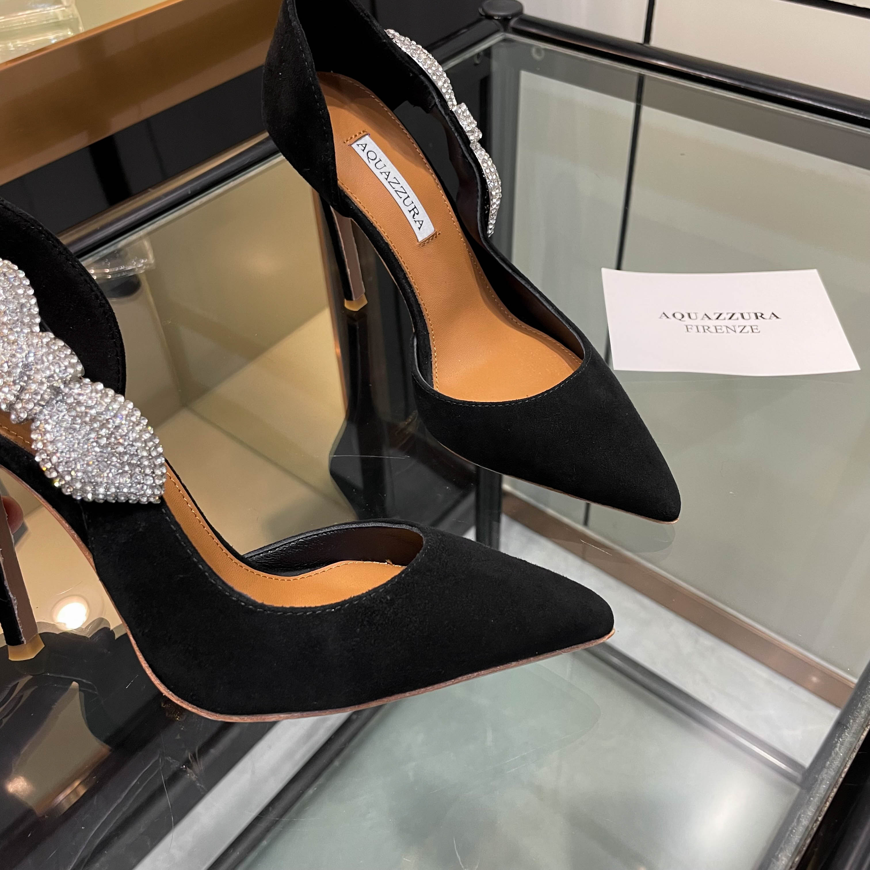 [Aquazzura] 2024 High-Quality One-Shoe-Shoe Collection with Sparkling Details - 图片 7