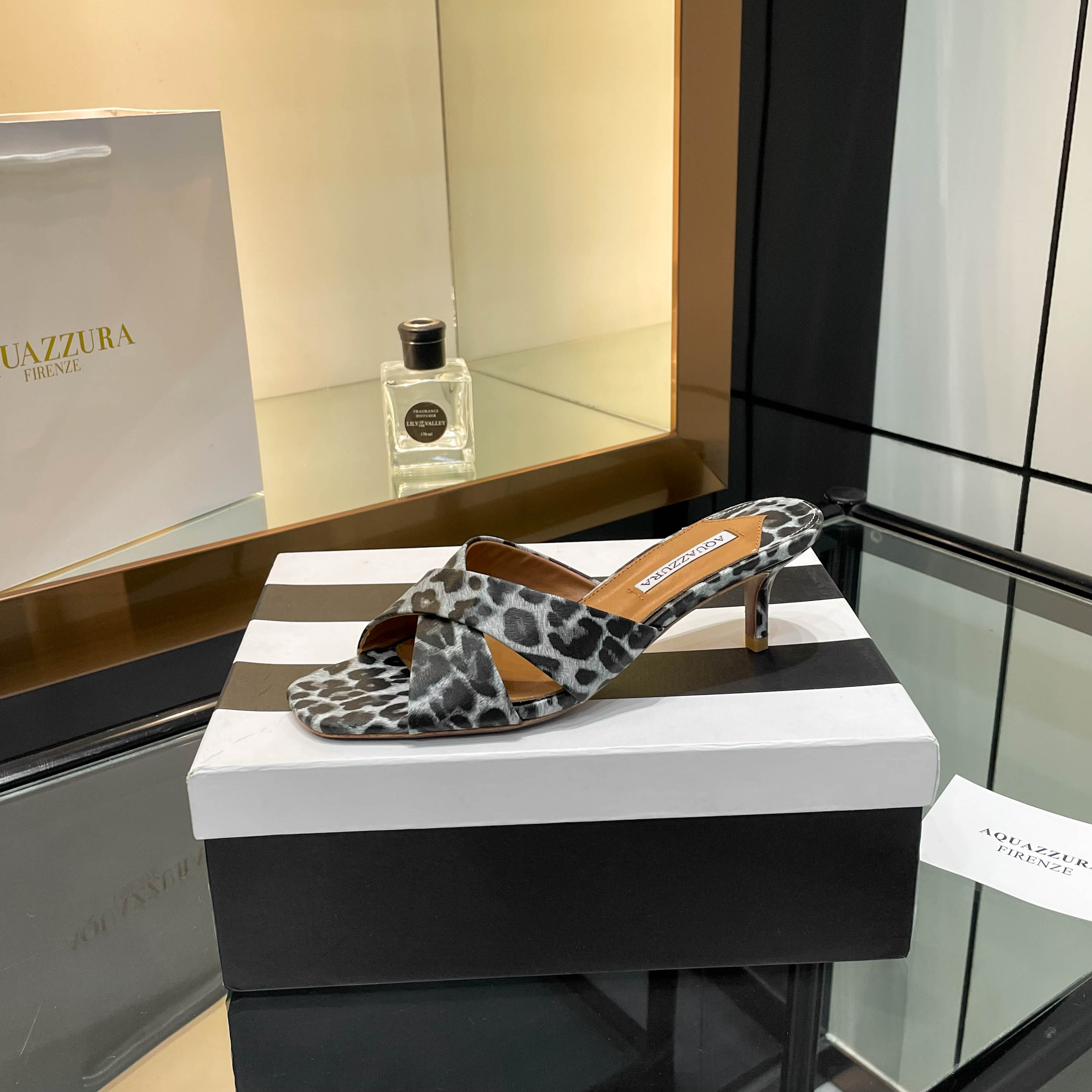 [Aquazzura] New Crossband Silk Slippers with Comfortable Walk and Kindness - 图片 8