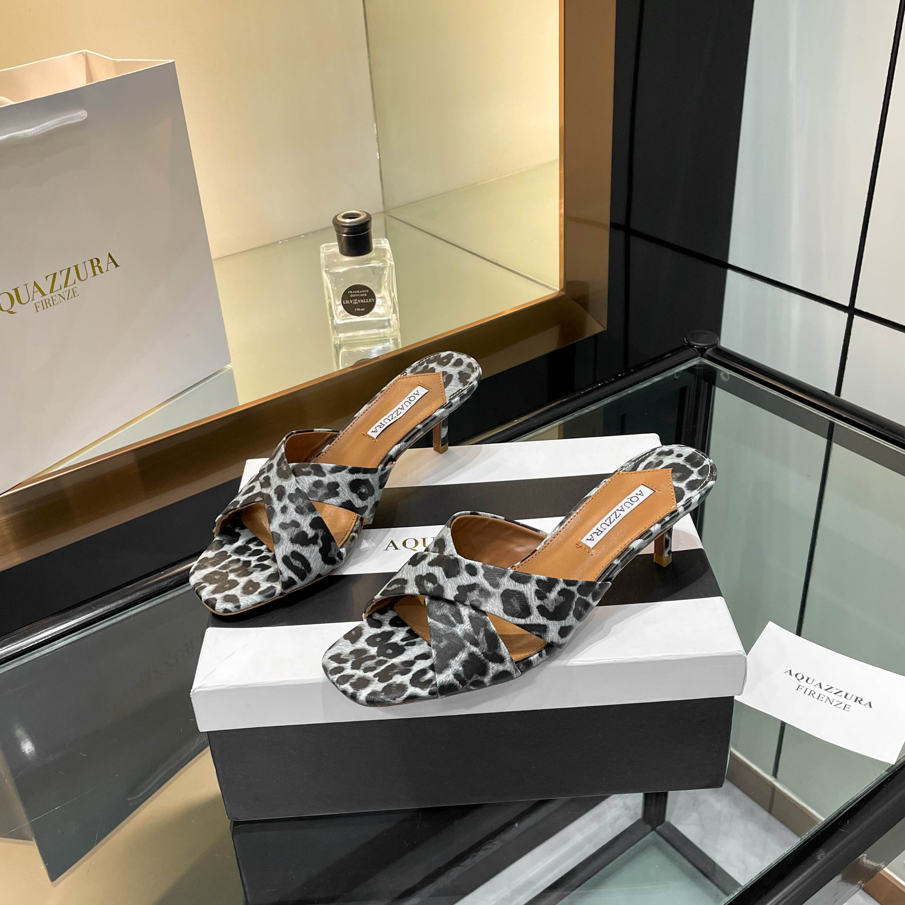 [Aquazzura] New Crossband Silk Slippers with Comfortable Walk and Kindness - 图片 9