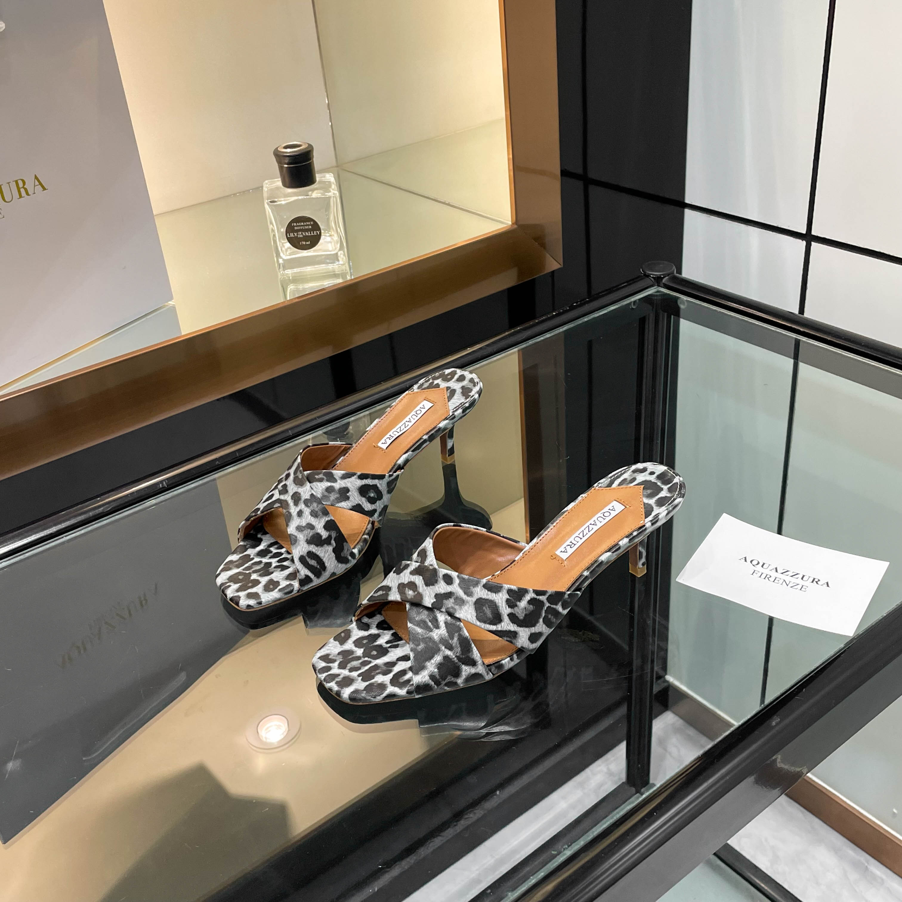 [Aquazzura] New Crossband Silk Slippers with Comfortable Walk and Kindness - 图片 2