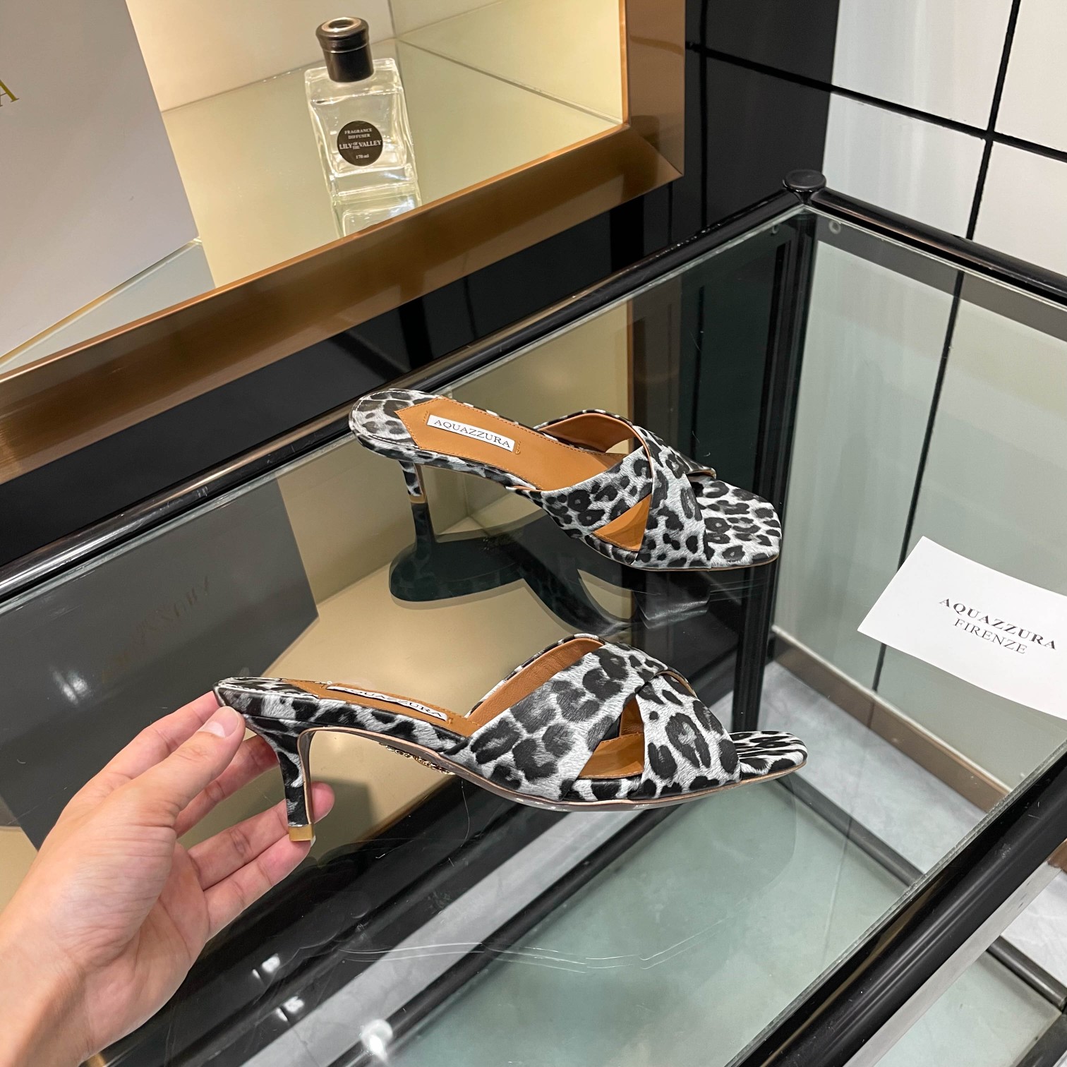[Aquazzura] New Crossband Silk Slippers with Comfortable Walk and Kindness - 图片 6