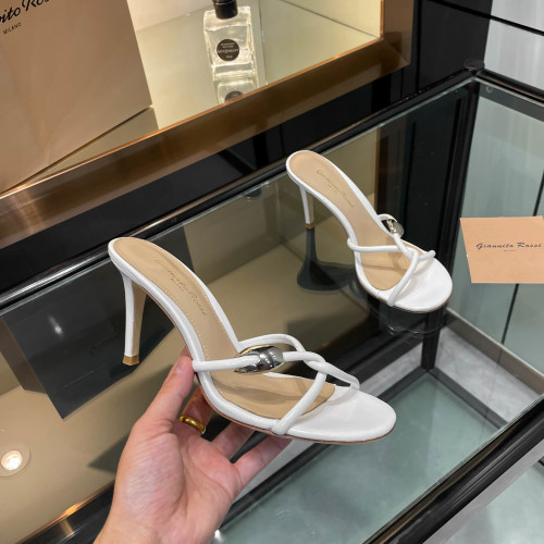 Gianvito Rossi 2025 Strappy Heeled Mules - Elegant Leather Summer Sandals 1 Gianvito Rossi 2025 Strappy Heeled Mules - Elegant Leather Summer Sandals