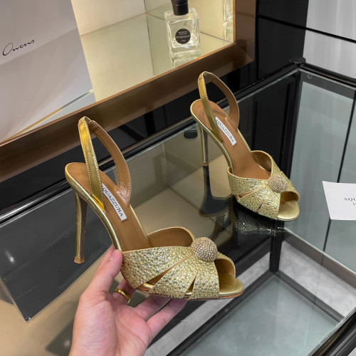 Aquazzura Women's 2025 Rhinestone High Heel Sandals 1 Aquazzura Women's 2025 Rhinestone High Heel Sandals