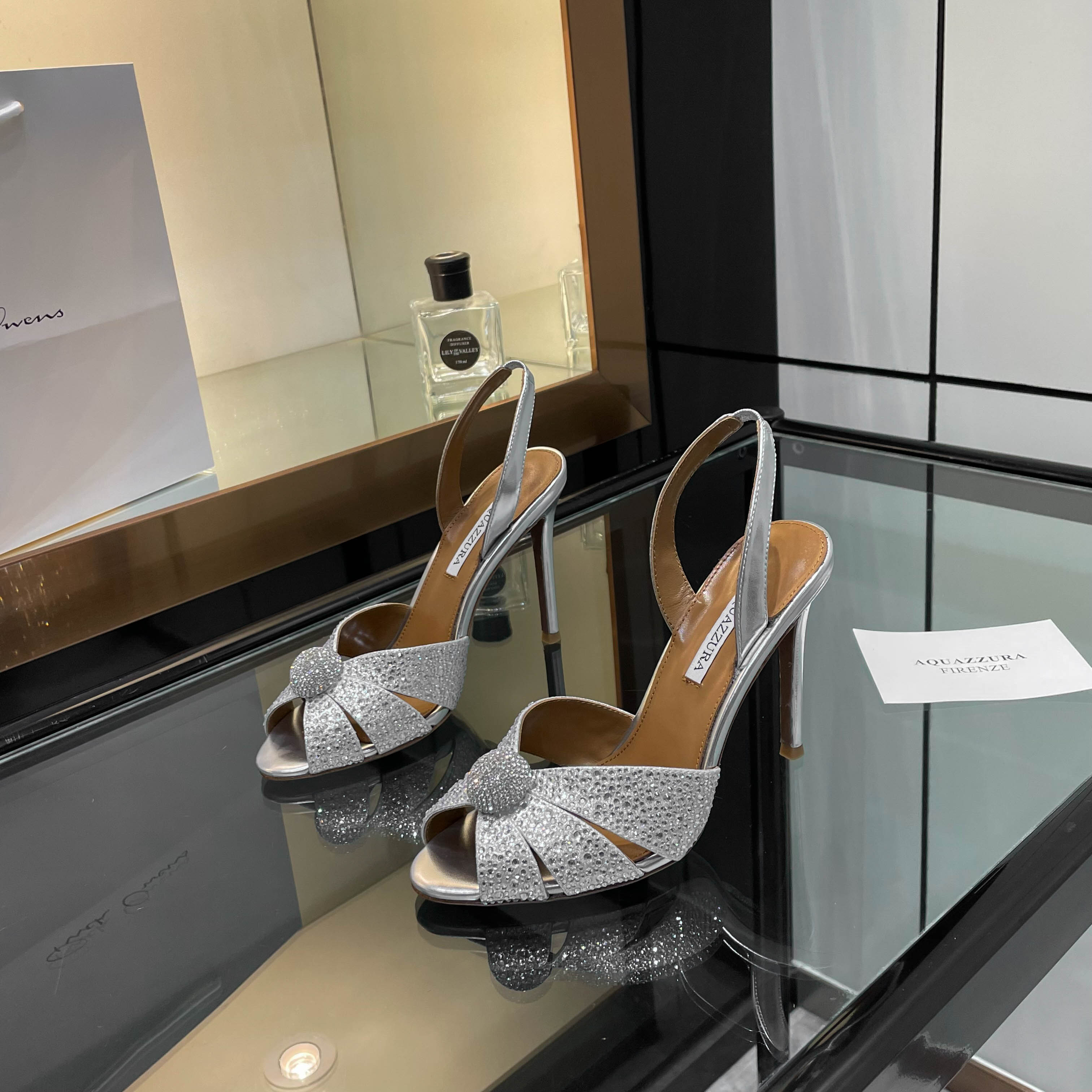 Aquazzura Zenium 205 High-Heavy-Drilling Sandals: Bright, Stylish, and Unique - 图片 4