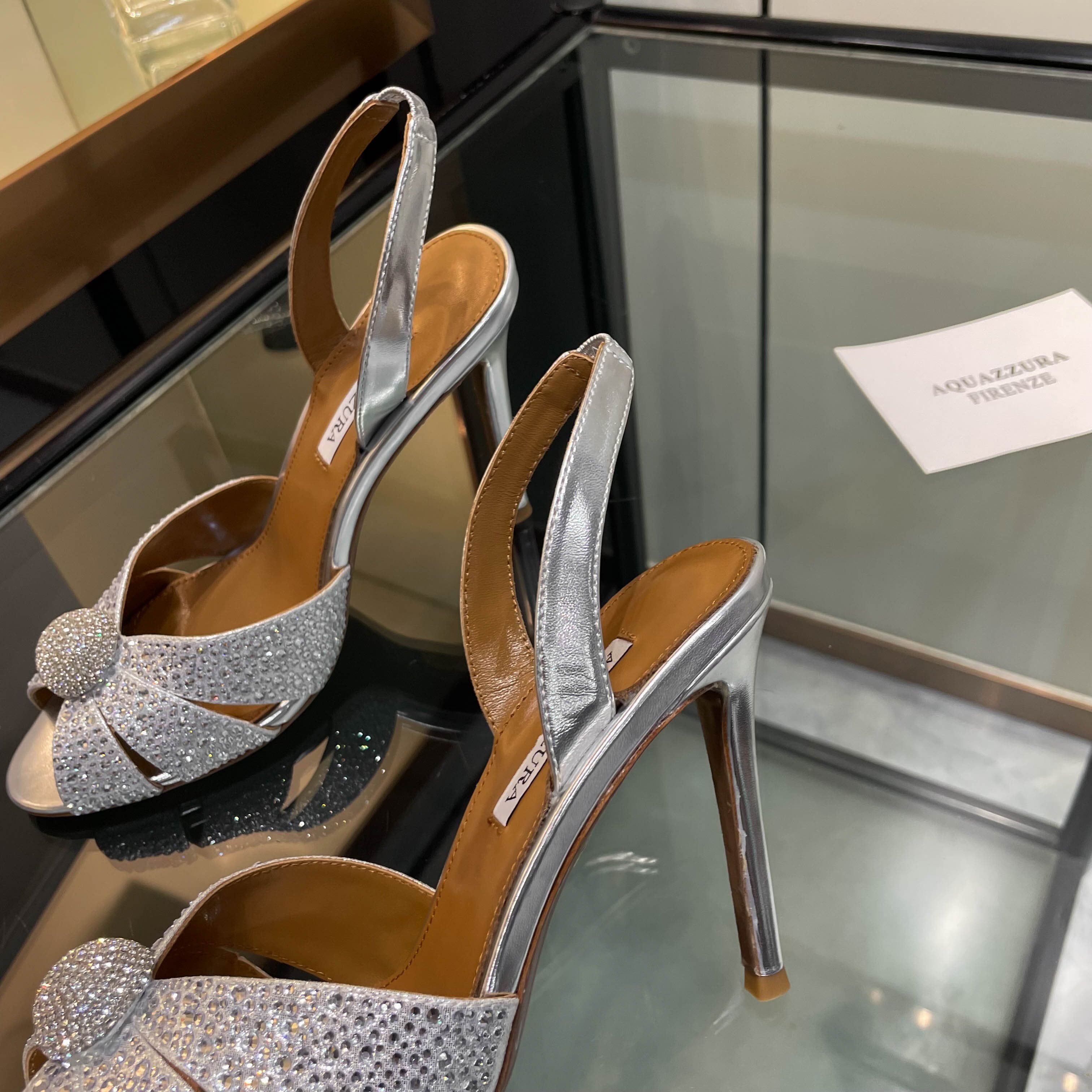 Aquazzura Zenium 205 High-Heavy-Drilling Sandals: Bright, Stylish, and Unique - 图片 8