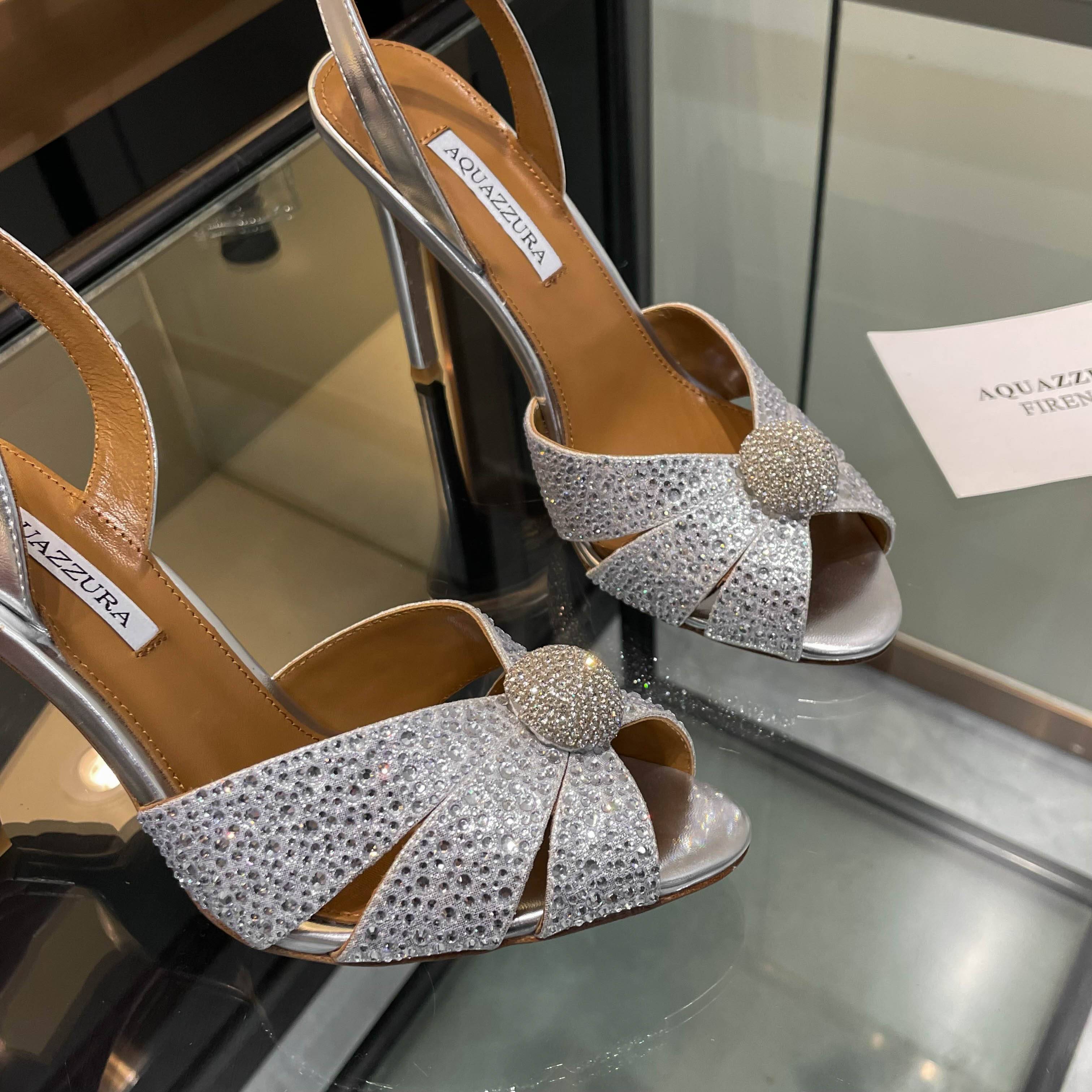 Aquazzura Zenium 205 High-Heavy-Drilling Sandals: Bright, Stylish, and Unique - 图片 6