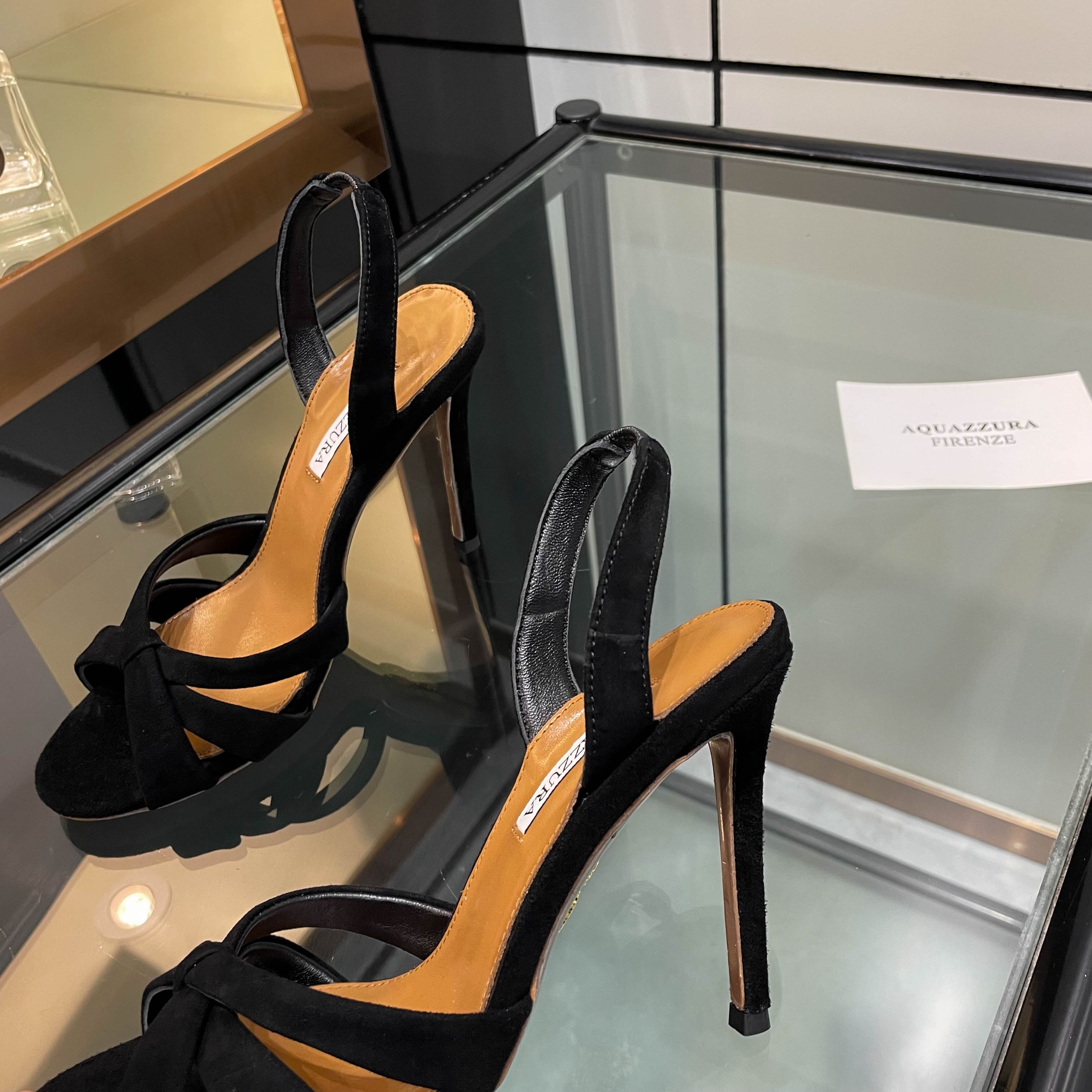“Exclusive High-Heel Sandals: Top Quality, Custom Design, Italian Leather – Aquazzura Zenium Collection” - 图片 3