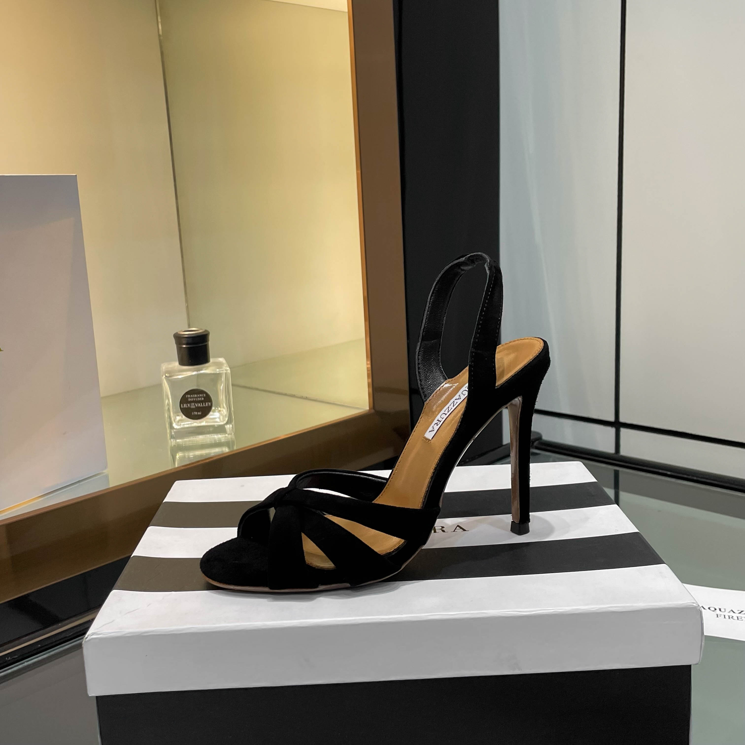“Exclusive High-Heel Sandals: Top Quality, Custom Design, Italian Leather – Aquazzura Zenium Collection” - 图片 8