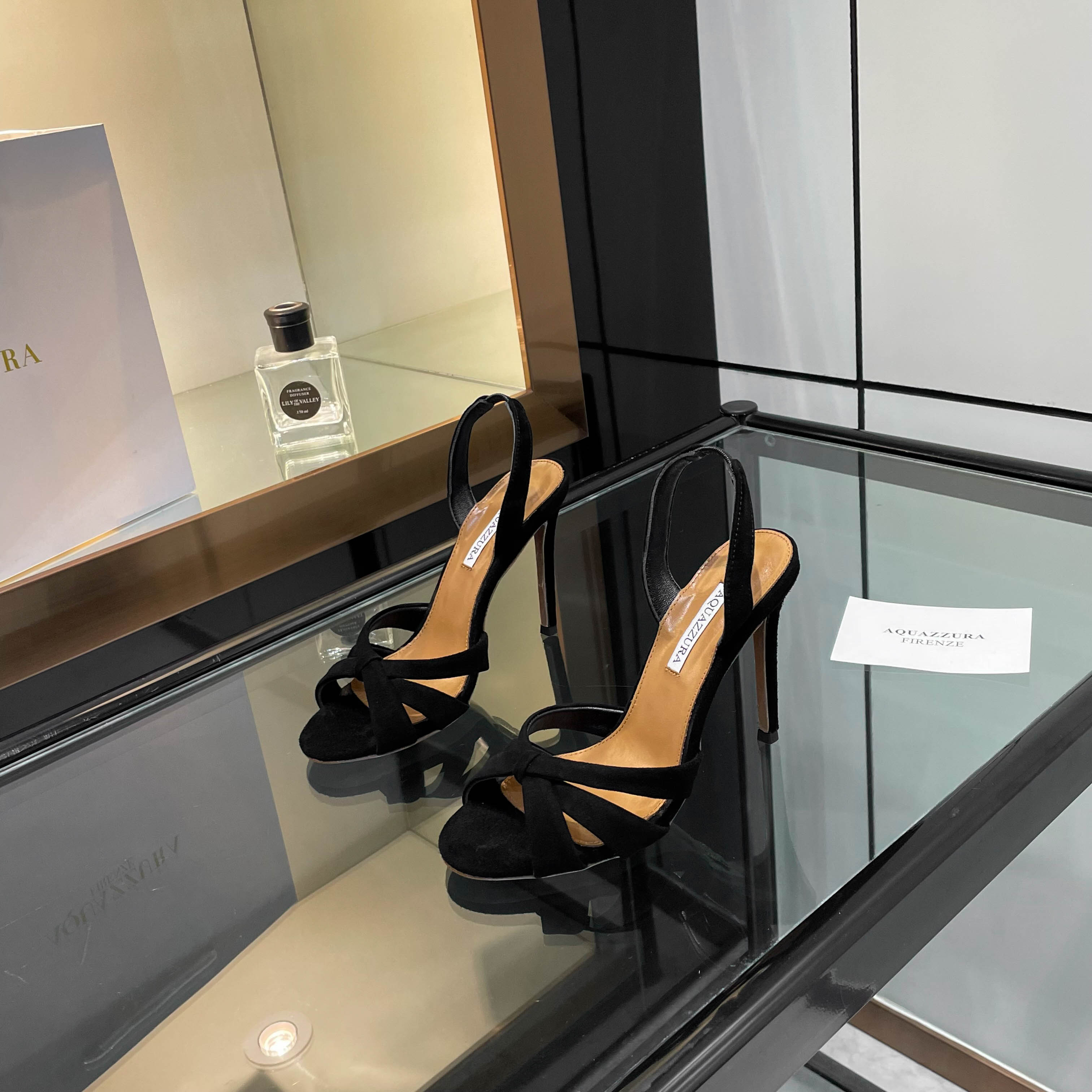 “Exclusive High-Heel Sandals: Top Quality, Custom Design, Italian Leather – Aquazzura Zenium Collection” - 图片 2