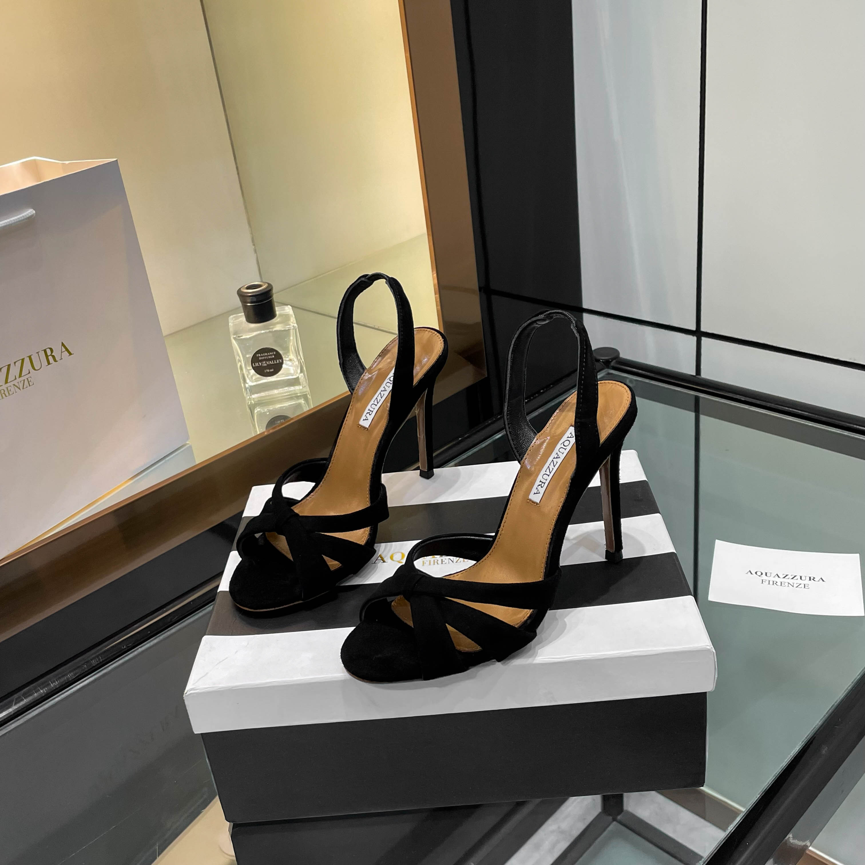 “Exclusive High-Heel Sandals: Top Quality, Custom Design, Italian Leather – Aquazzura Zenium Collection” - 图片 9