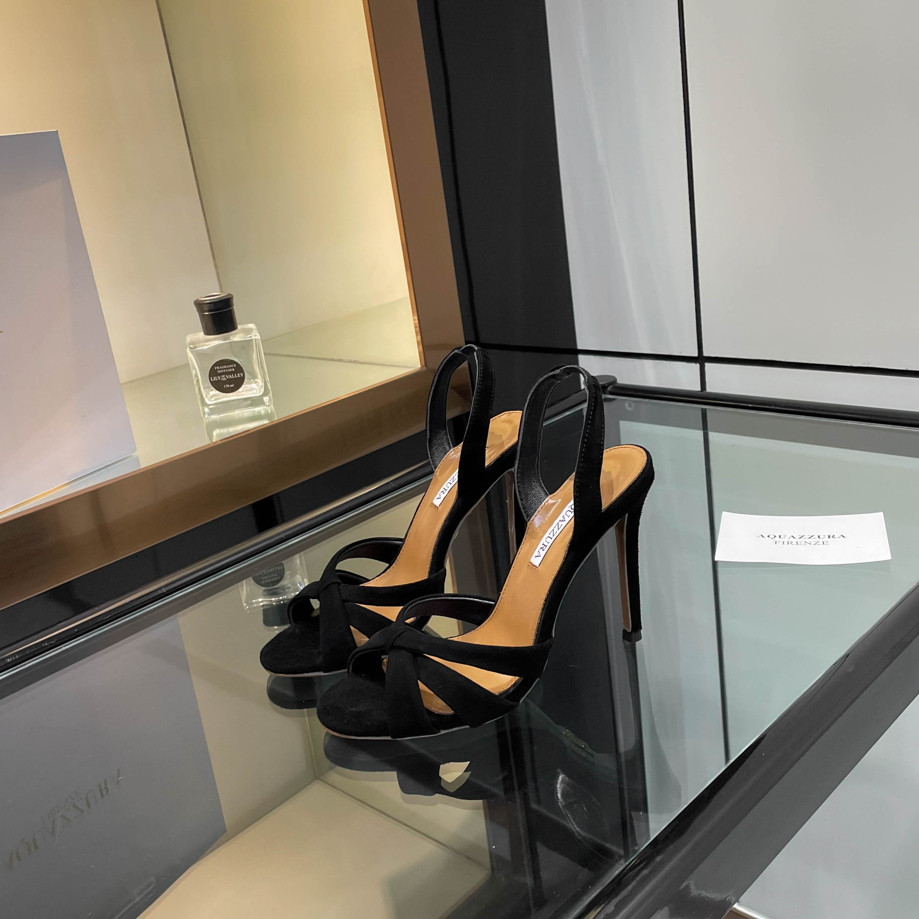 “Exclusive High-Heel Sandals: Top Quality, Custom Design, Italian Leather – Aquazzura Zenium Collection” - 图片 6