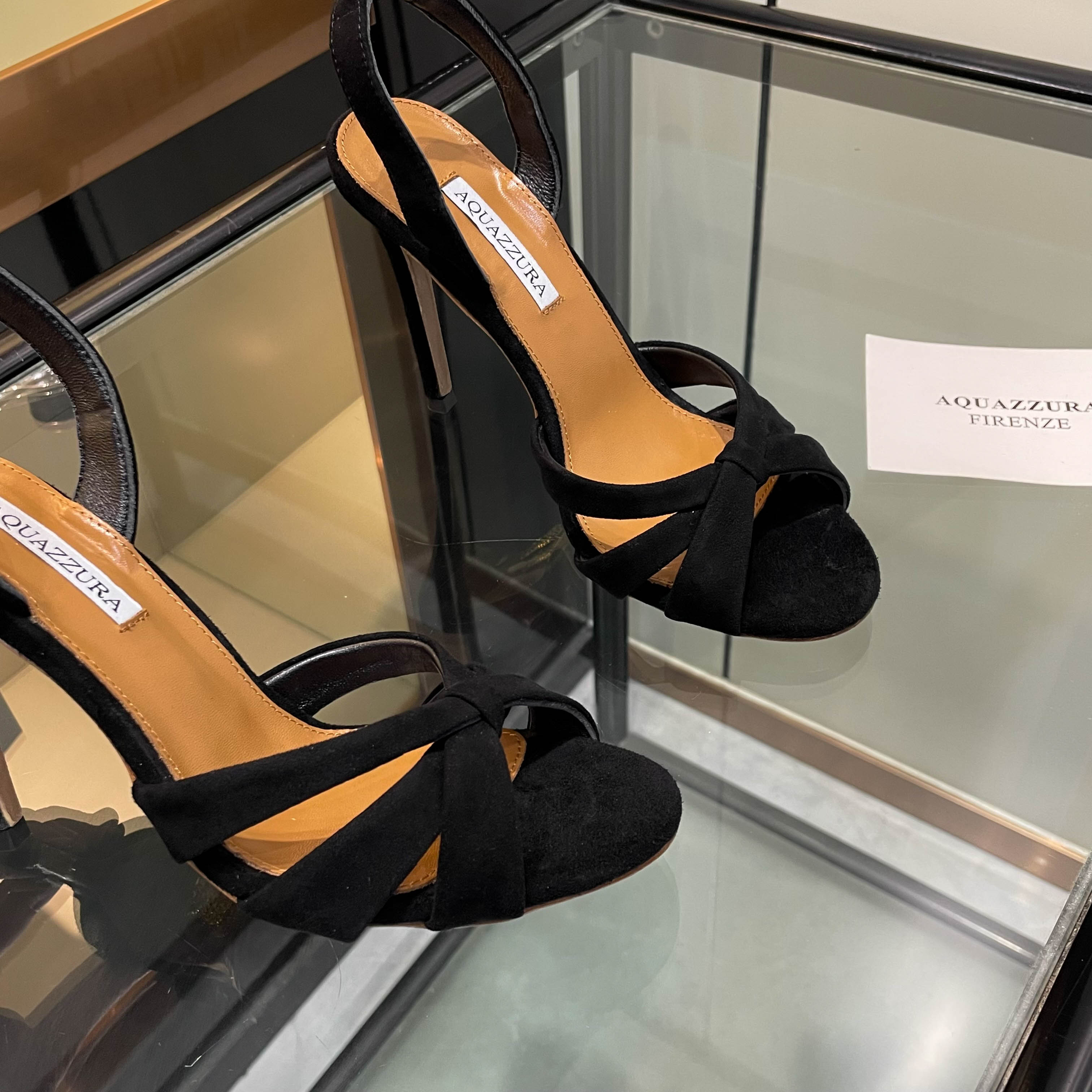 “Exclusive High-Heel Sandals: Top Quality, Custom Design, Italian Leather – Aquazzura Zenium Collection” - 图片 7