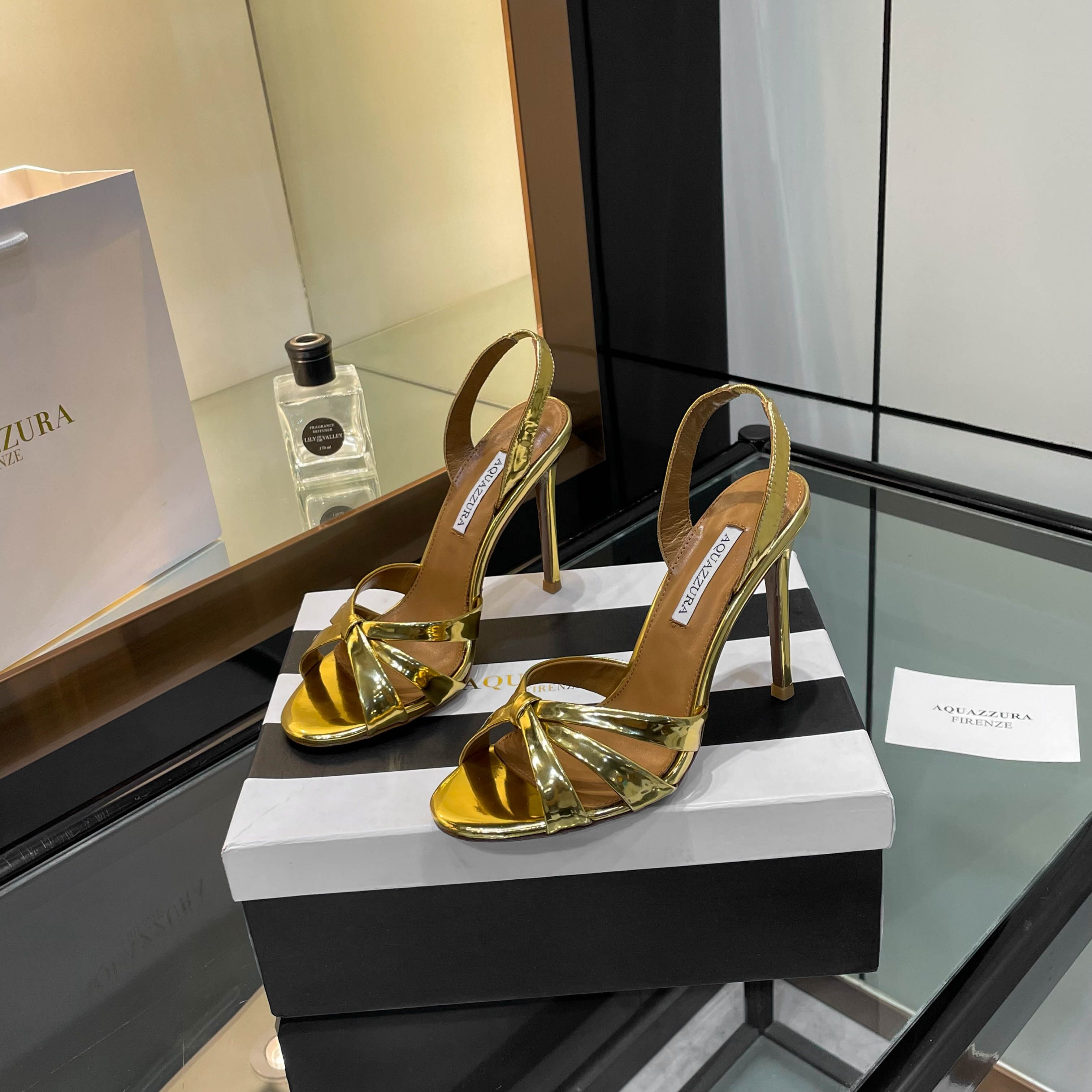 Aquazzura Top Version High Heel Sandals: Quality Substitution for Original Open-Set Design - 图片 9