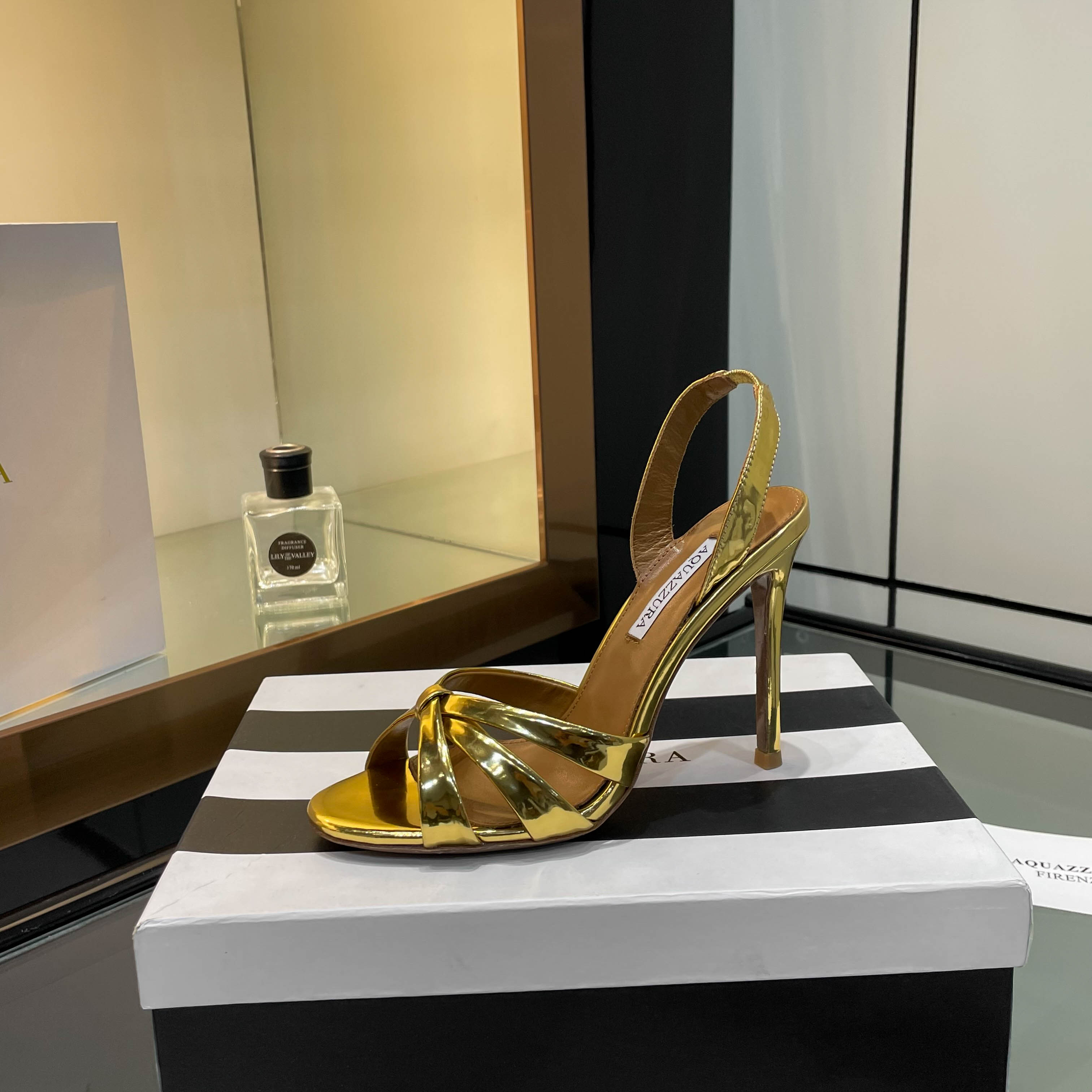 Aquazzura Top Version High Heel Sandals: Quality Substitution for Original Open-Set Design - 图片 8