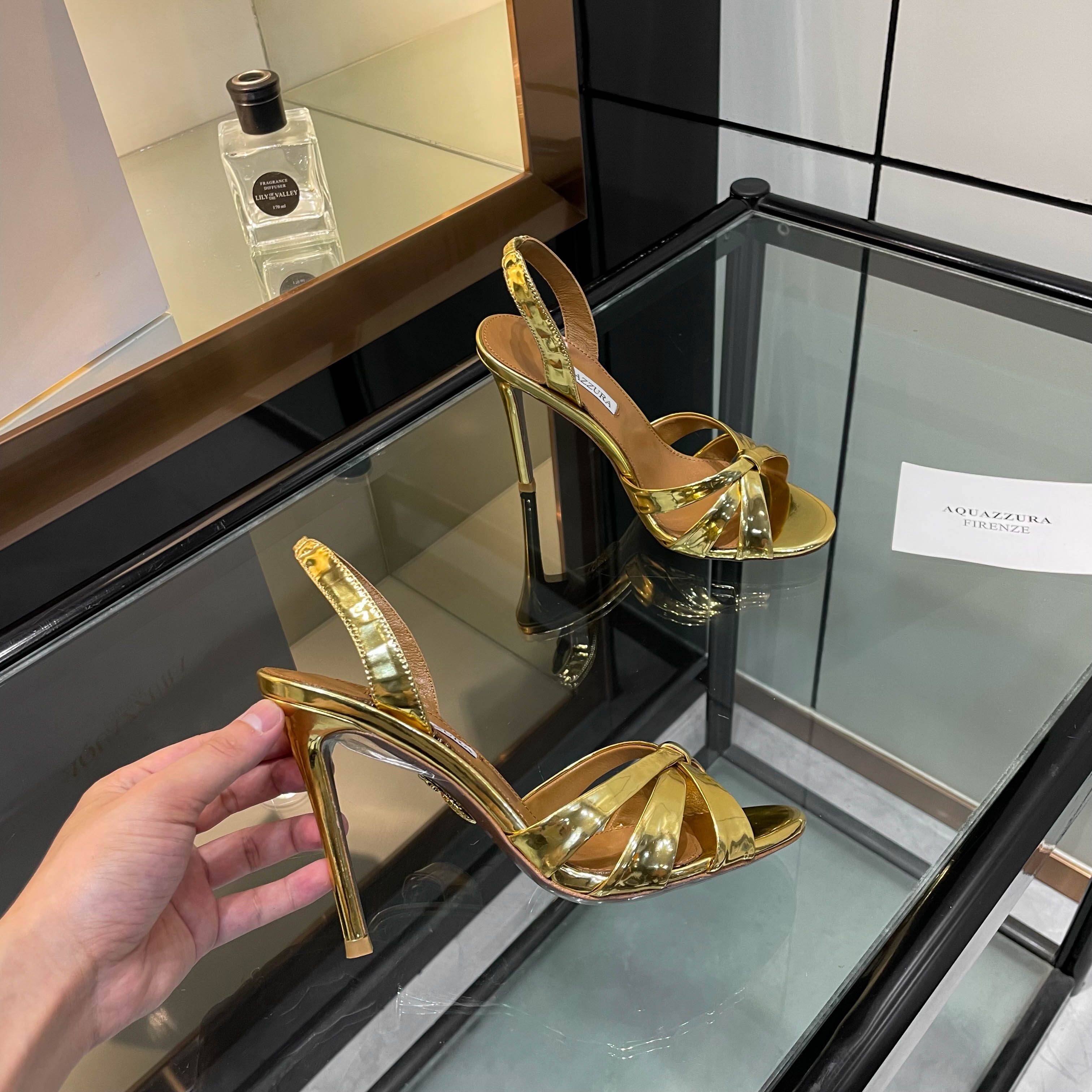 Aquazzura Top Version High Heel Sandals: Quality Substitution for Original Open-Set Design - 图片 3
