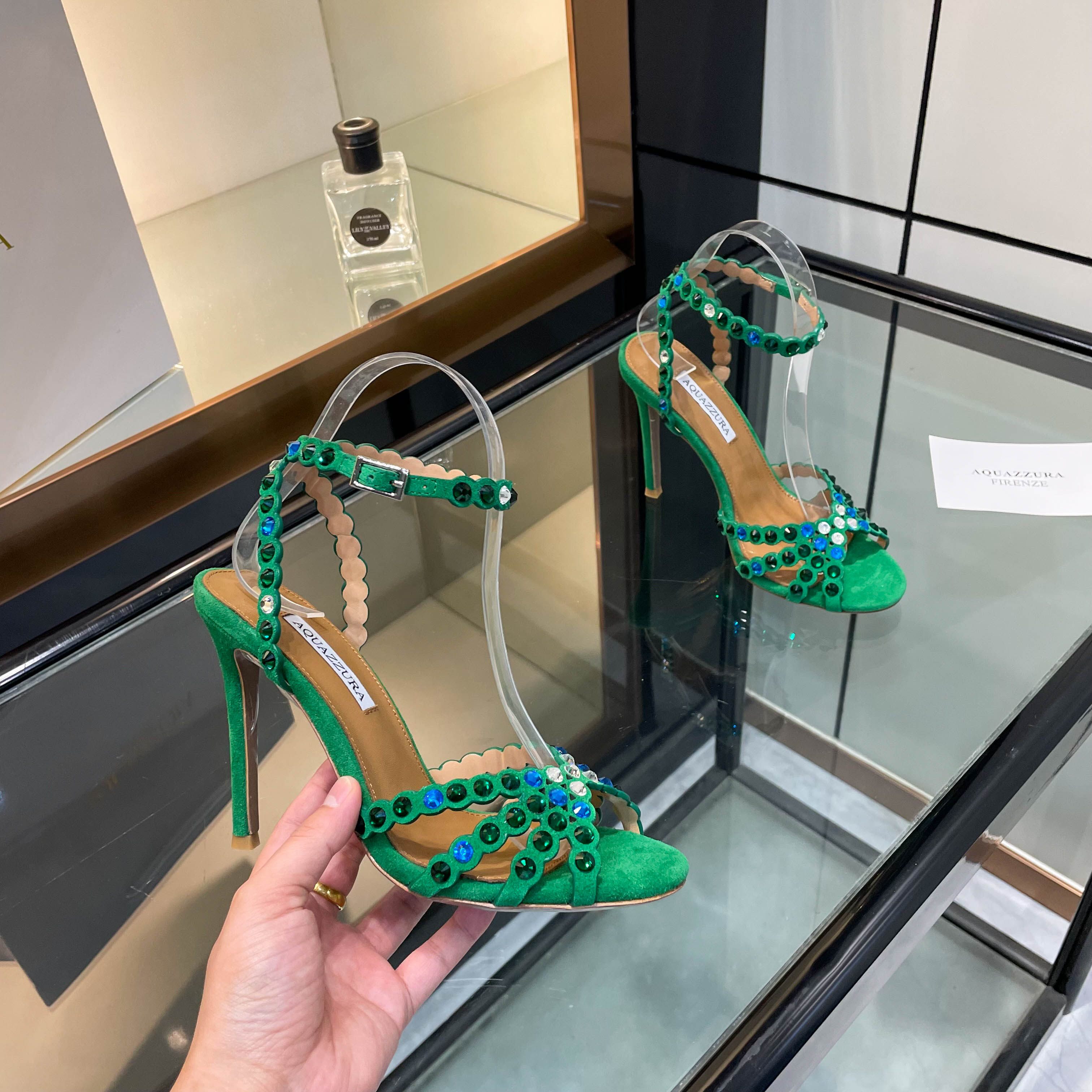 Женские босоножки Aquazzura на высоком каблуке