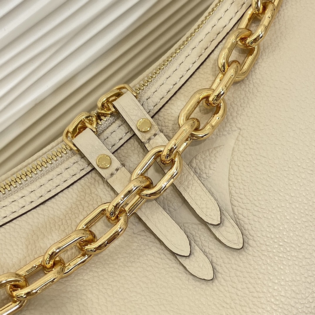Louis Vuitton Loop Hobo Cream Monogram Empreinte shoulder everyday