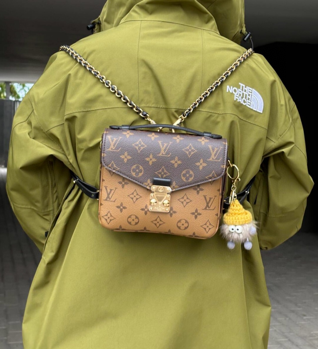 Louis Vuitton Pallade Backpack Monogram Canvas crossbody everyday
