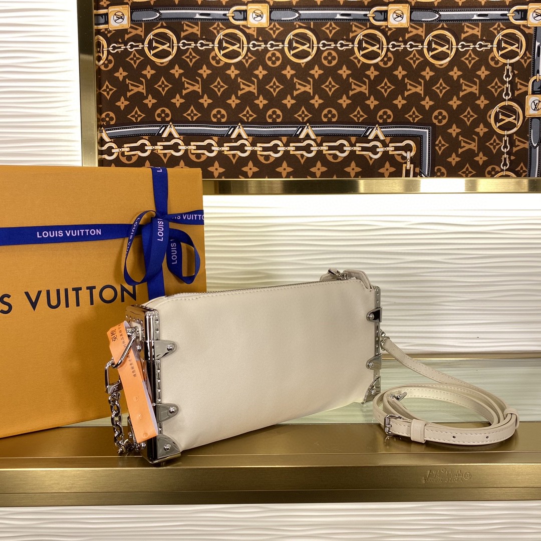 Louis Vuitton Slim Trunk Cream White crossbody everyday