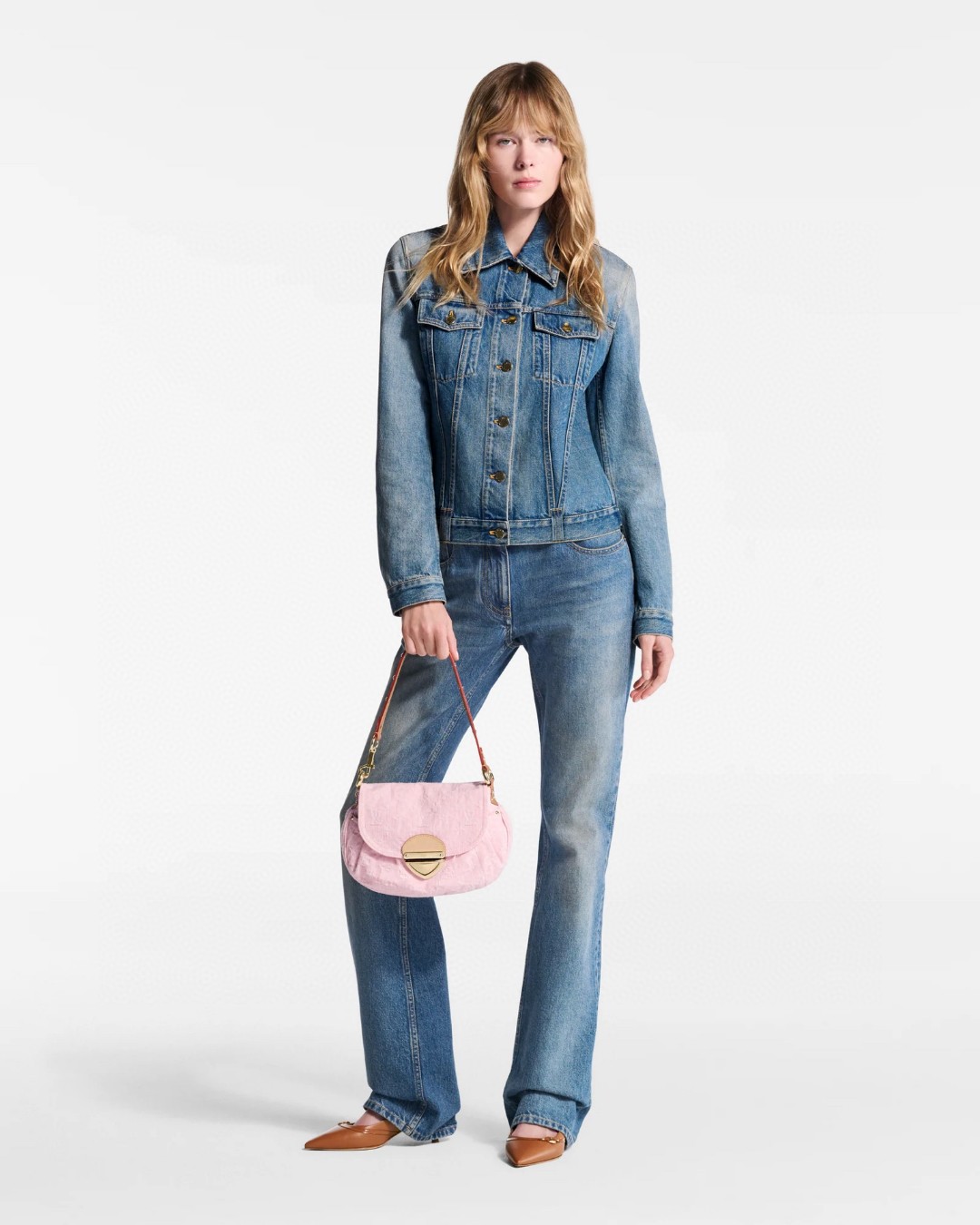 Louis Vuitton Stellar PM Pink denim PM shoulder