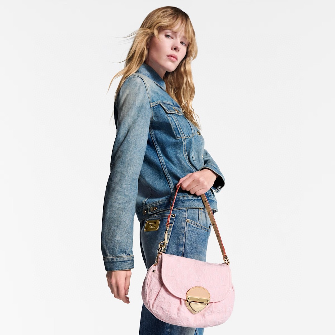 Louis Vuitton Stellar PM Pink denim PM shoulder