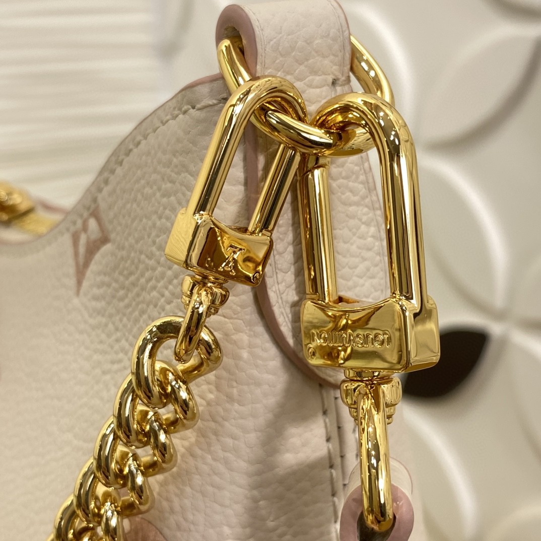 Louis Vuitton Boulogne Monogram Empreinte Cream Beige crossbody everyday