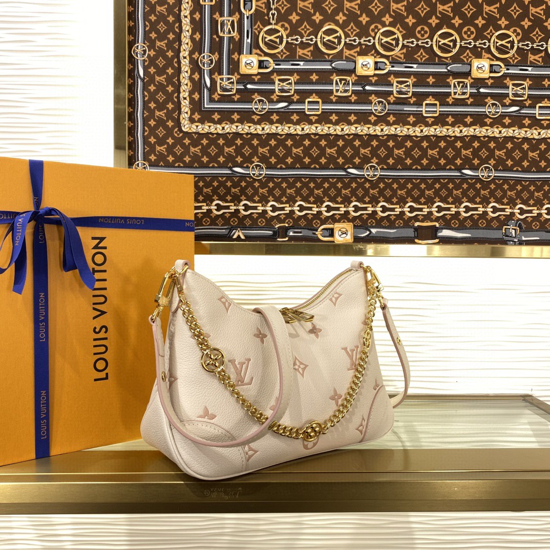 Louis Vuitton Boulogne Monogram Empreinte Cream Beige crossbody everyday
