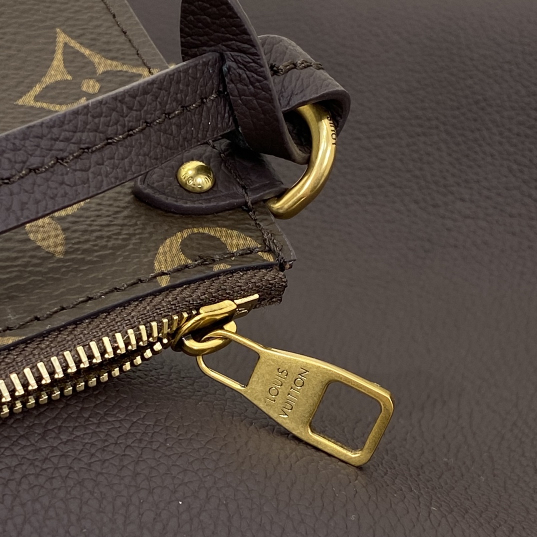 Louis Vuitton M24856 Brown Purple leather everyday shoulder