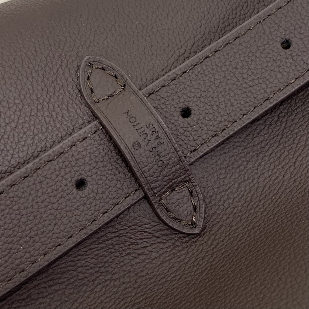 Louis Vuitton M24856 Brown Purple leather everyday shoulder