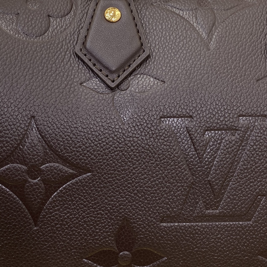 Louis Vuitton Speedy Bandouli re 25 Brown Monogram Empreinte 25 crossbody everyday