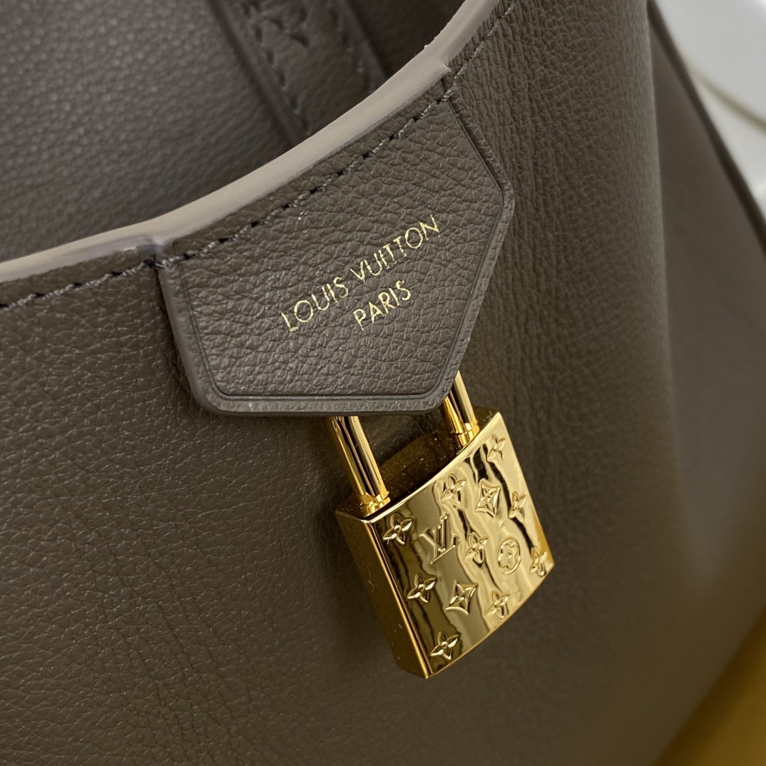 Louis Vuitton Vend me Taupe leather shoulder everyday