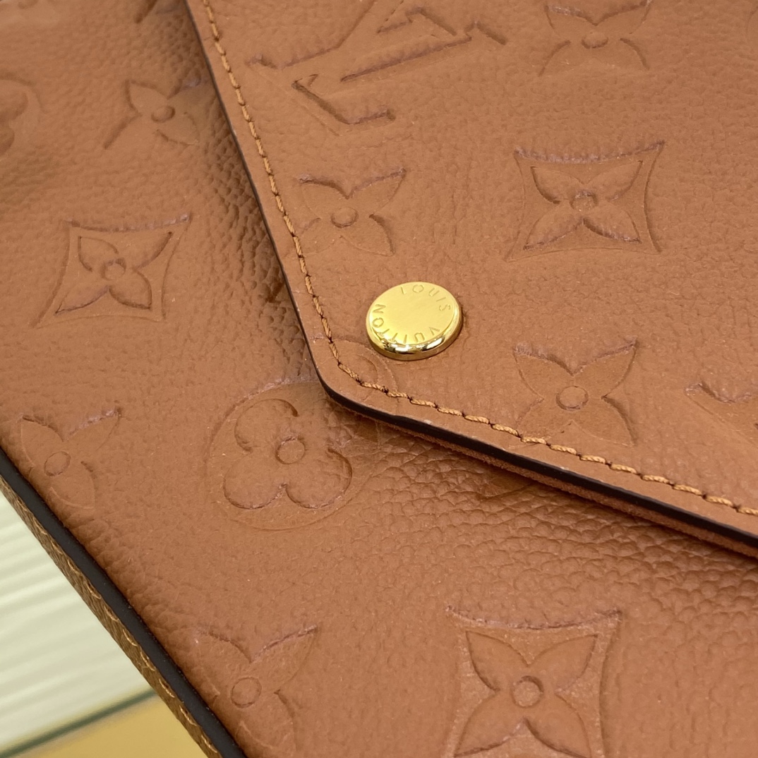 Louis Vuitton M61276 Brown Monogram Empreinte crossbody shoulder